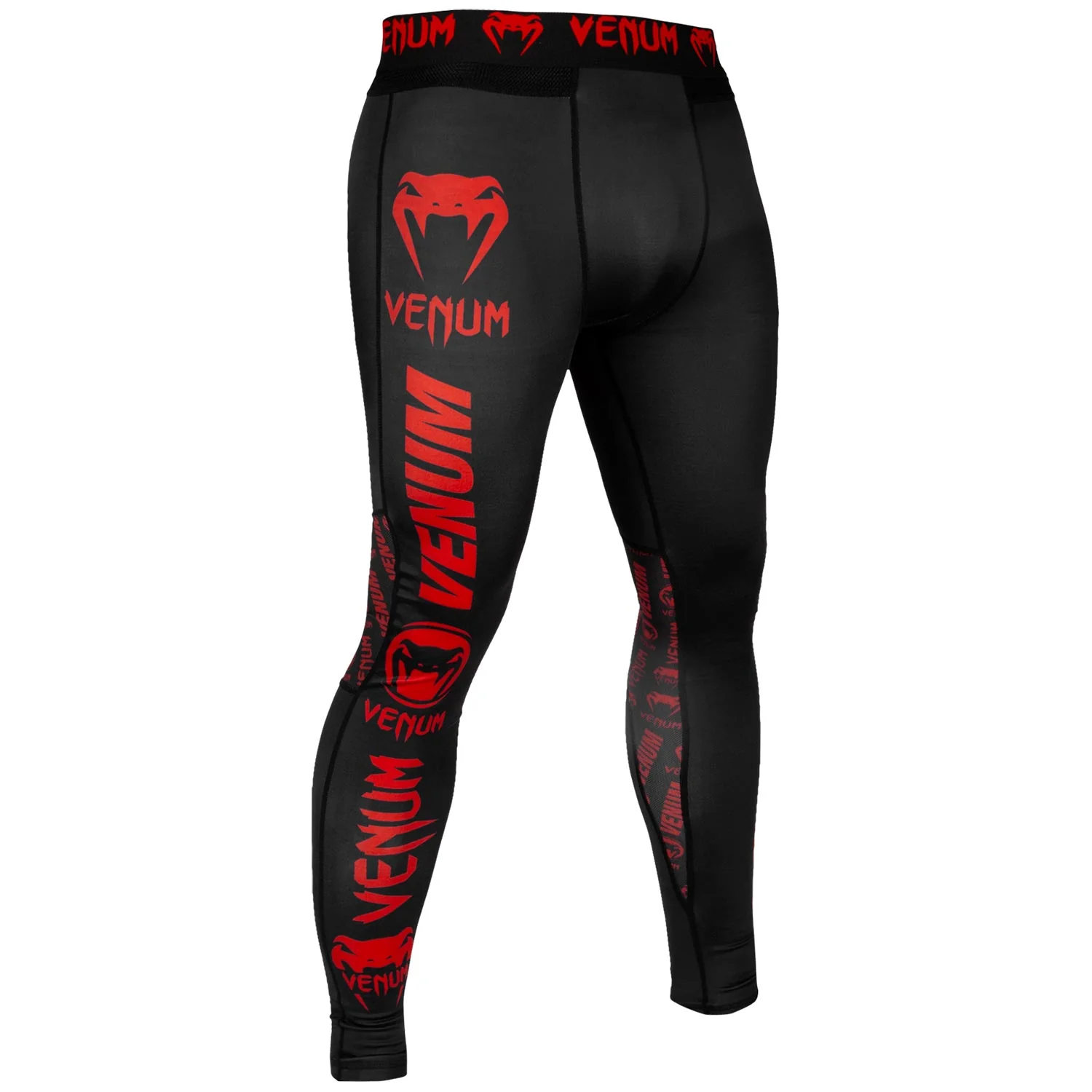Mallas Venum Logos - Negro/Rojo