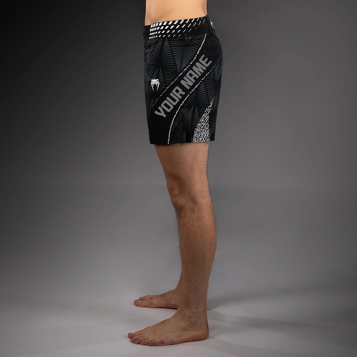 UFC Zenith by Venum Authentic Fight Night Short de pelea ajuste corto Hombre Personalizado - Negro