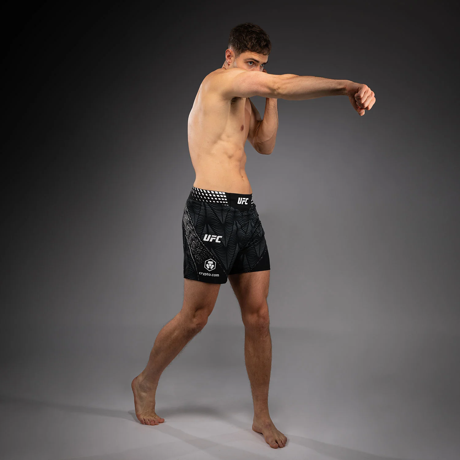 UFC Zenith by Venum Authentic Fight Night Short de pelea ajuste corto Hombre Personalizado - Negro - Image 8