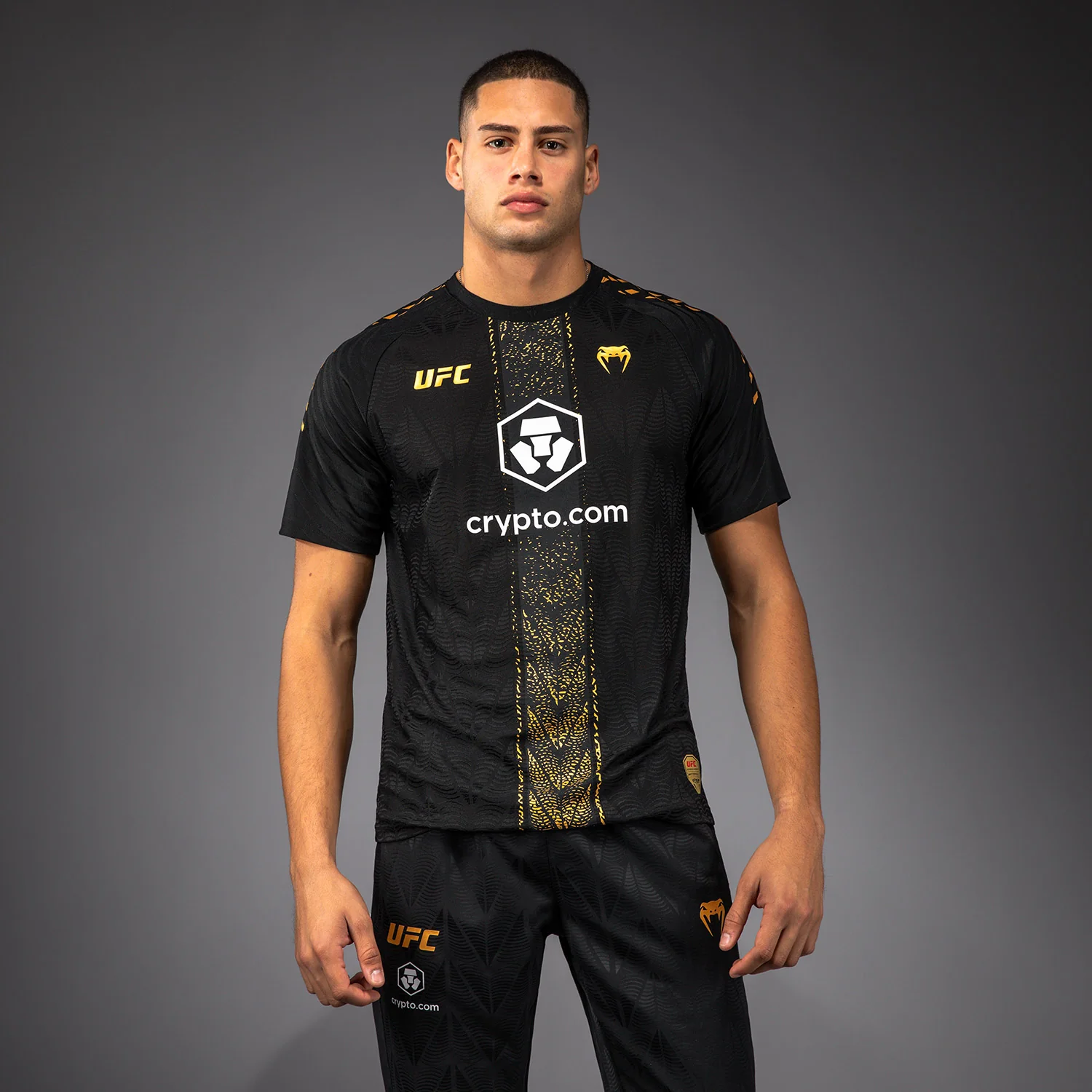 UFC Zenith by Venum Authentic Fight Night Camiseta oficial Walkout Hombre Personalizado - Champion - Image 2