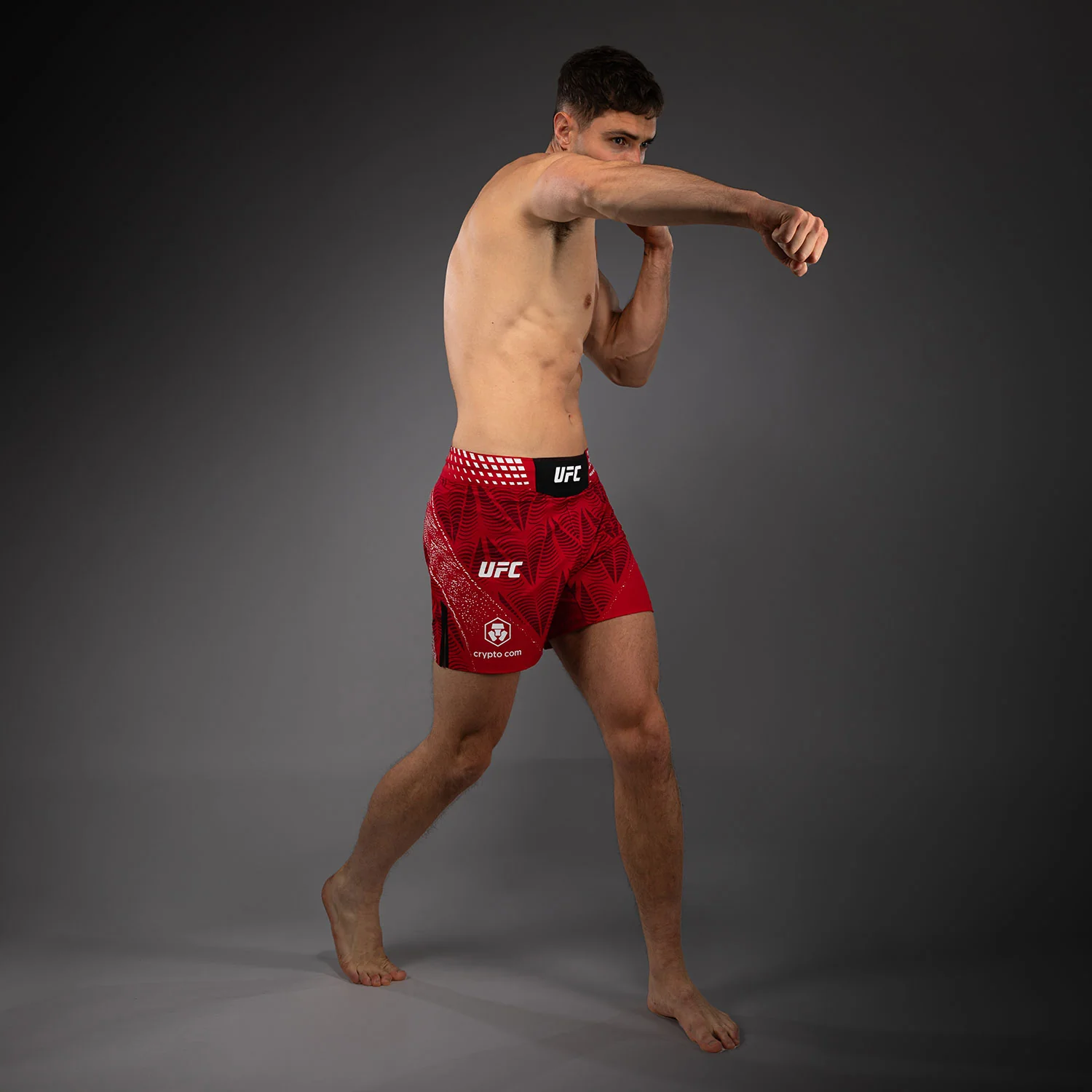 UFC Zenith by Venum Authentic Fight Night Short de pelea ajuste corto Hombre Personalizado - Rojo - Image 8