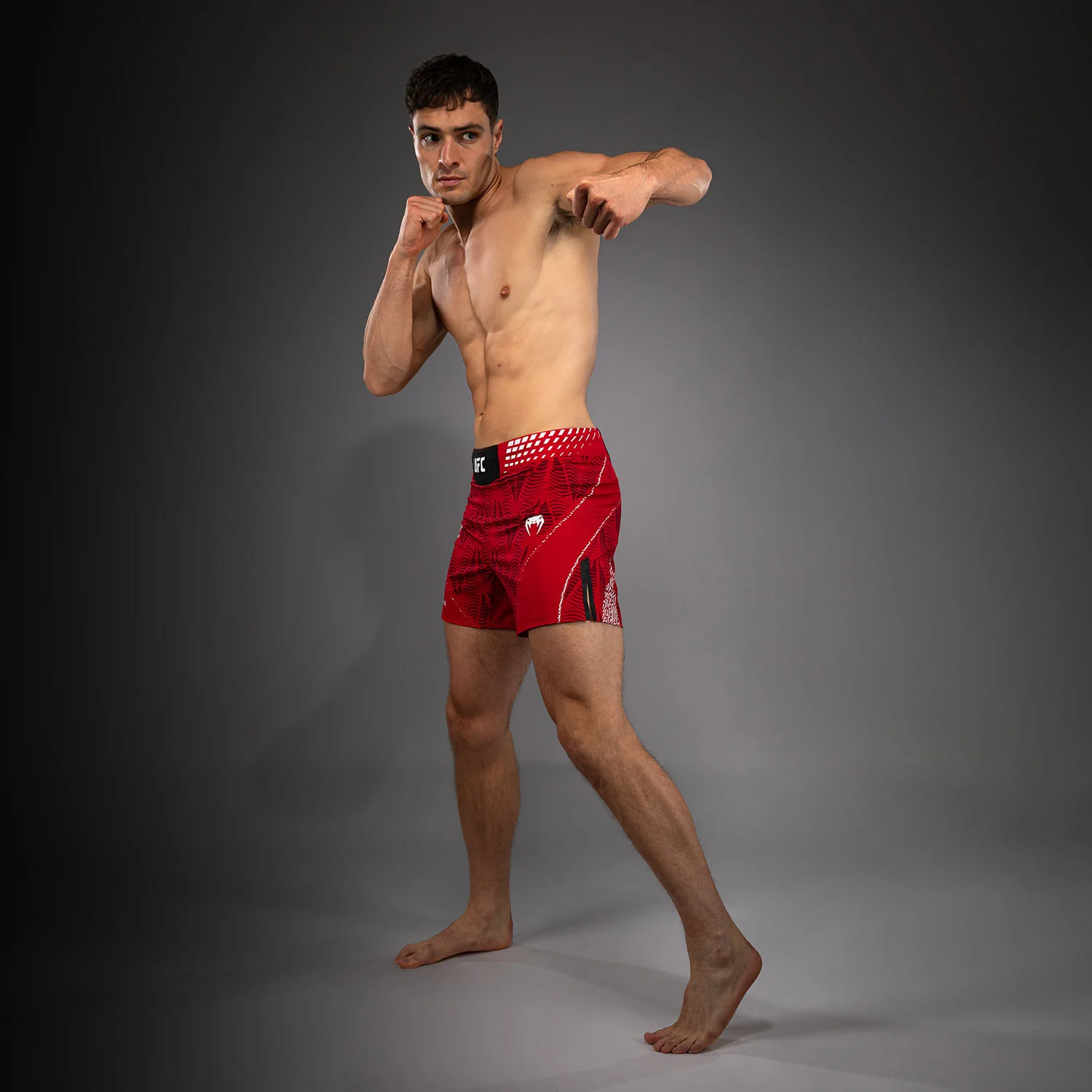 UFC Zenith by Venum Authentic Fight Night Short de pelea ajuste corto Hombre Personalizado - Rojo - Image 9