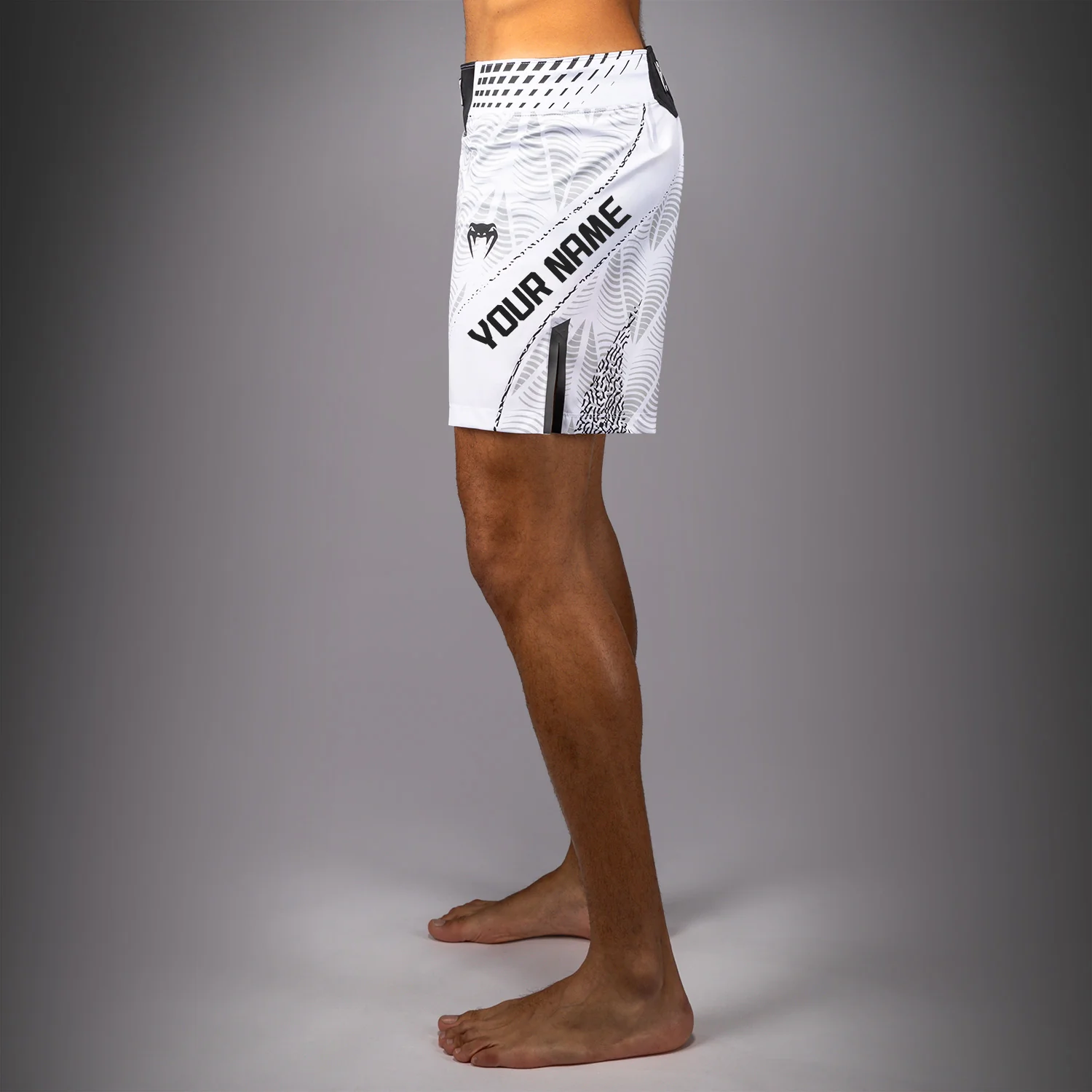 UFC Zenith by Venum Authentic Fight Night Short de pelea ajuste corto Hombre Personalizado - Blanco