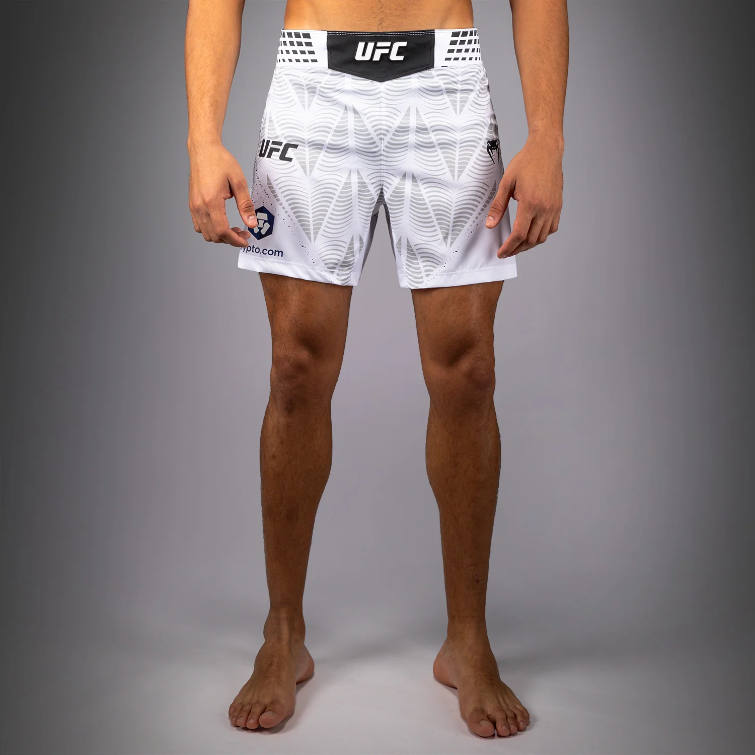 UFC Zenith by Venum Authentic Fight Night Short de pelea ajuste corto Hombre Personalizado - Blanco - Image 2