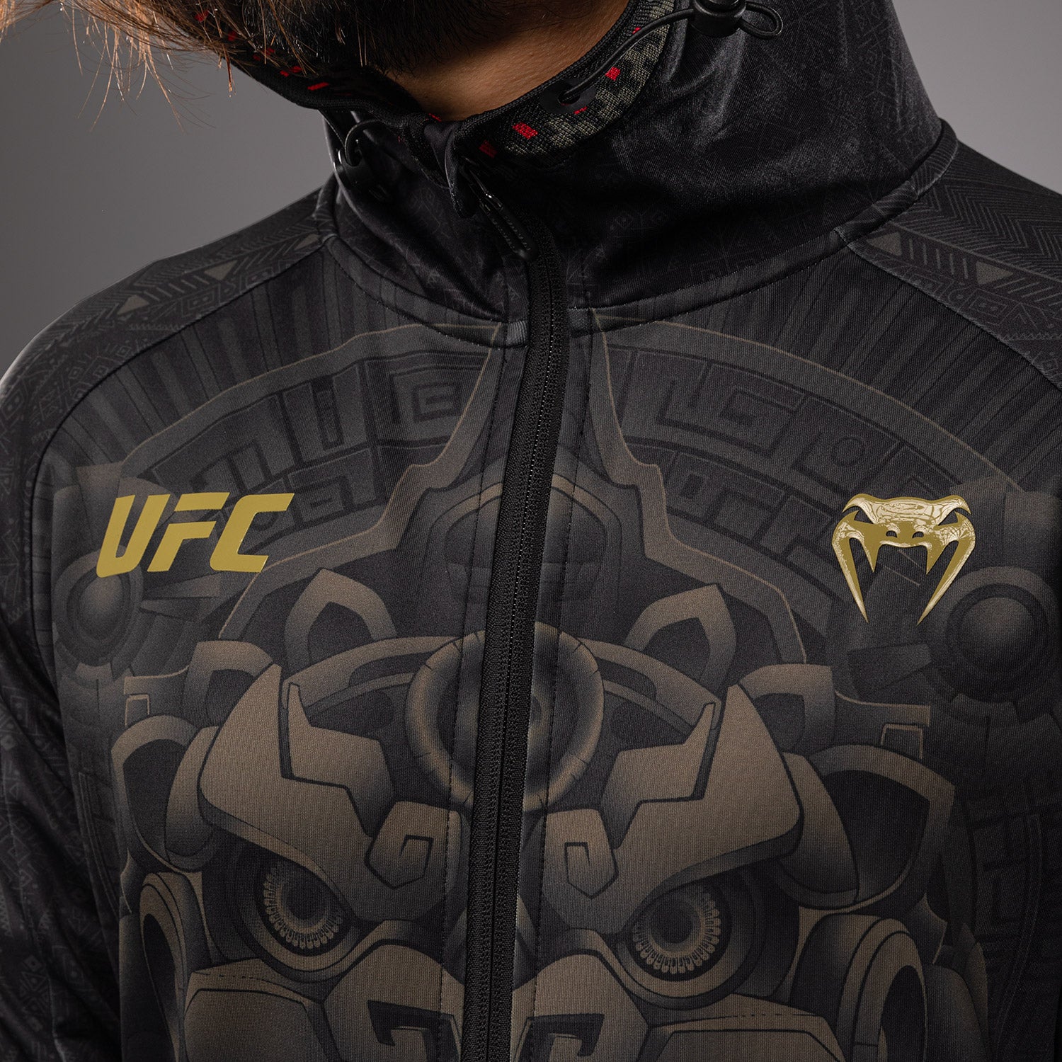 Noche UFC 2.0 By Venum Authentic Fight Night Sudadera con Capucha - Negro - Image 4