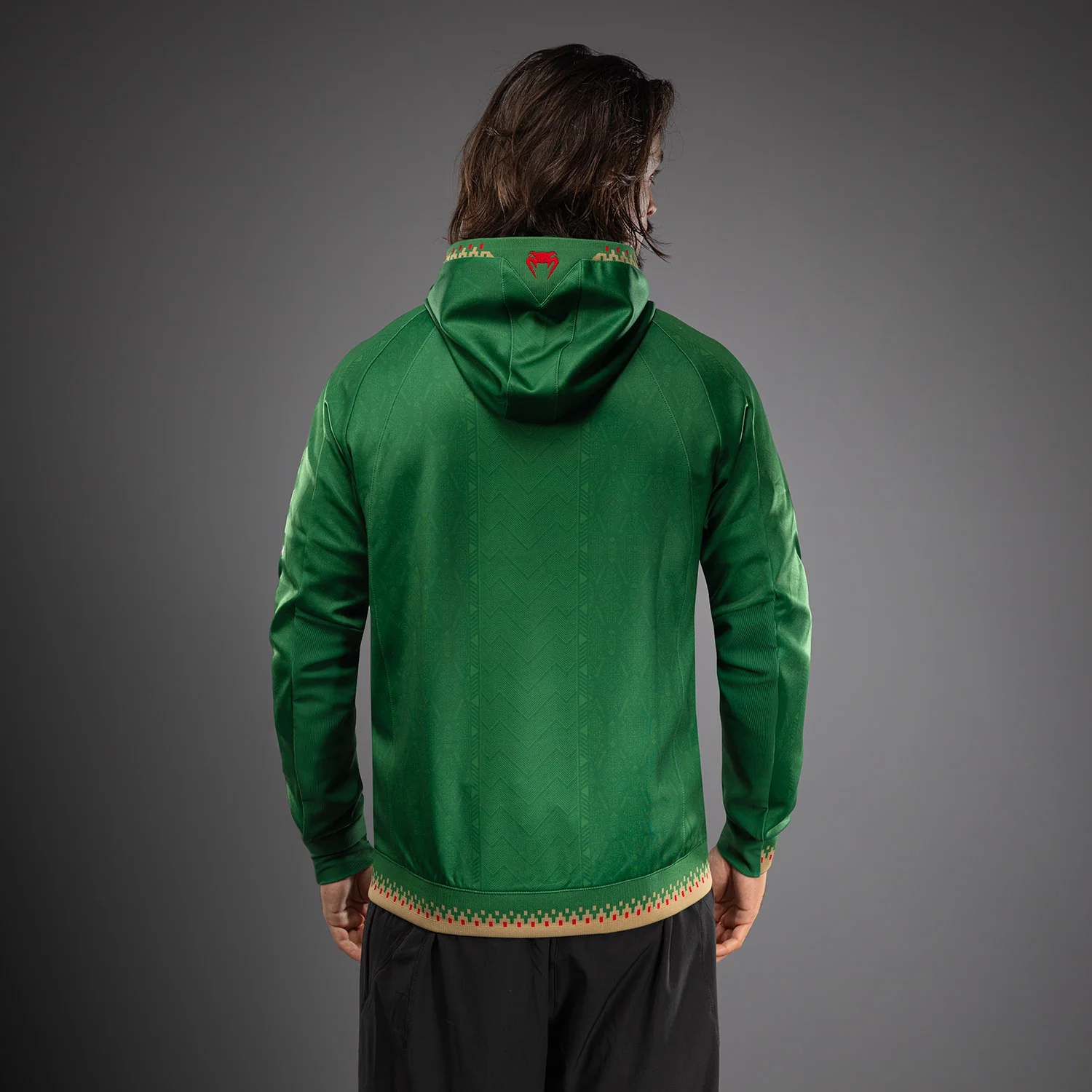 Noche UFC 2.0 By Venum Authentic Fight Night Sudadera con Capucha - Verde - Image 3