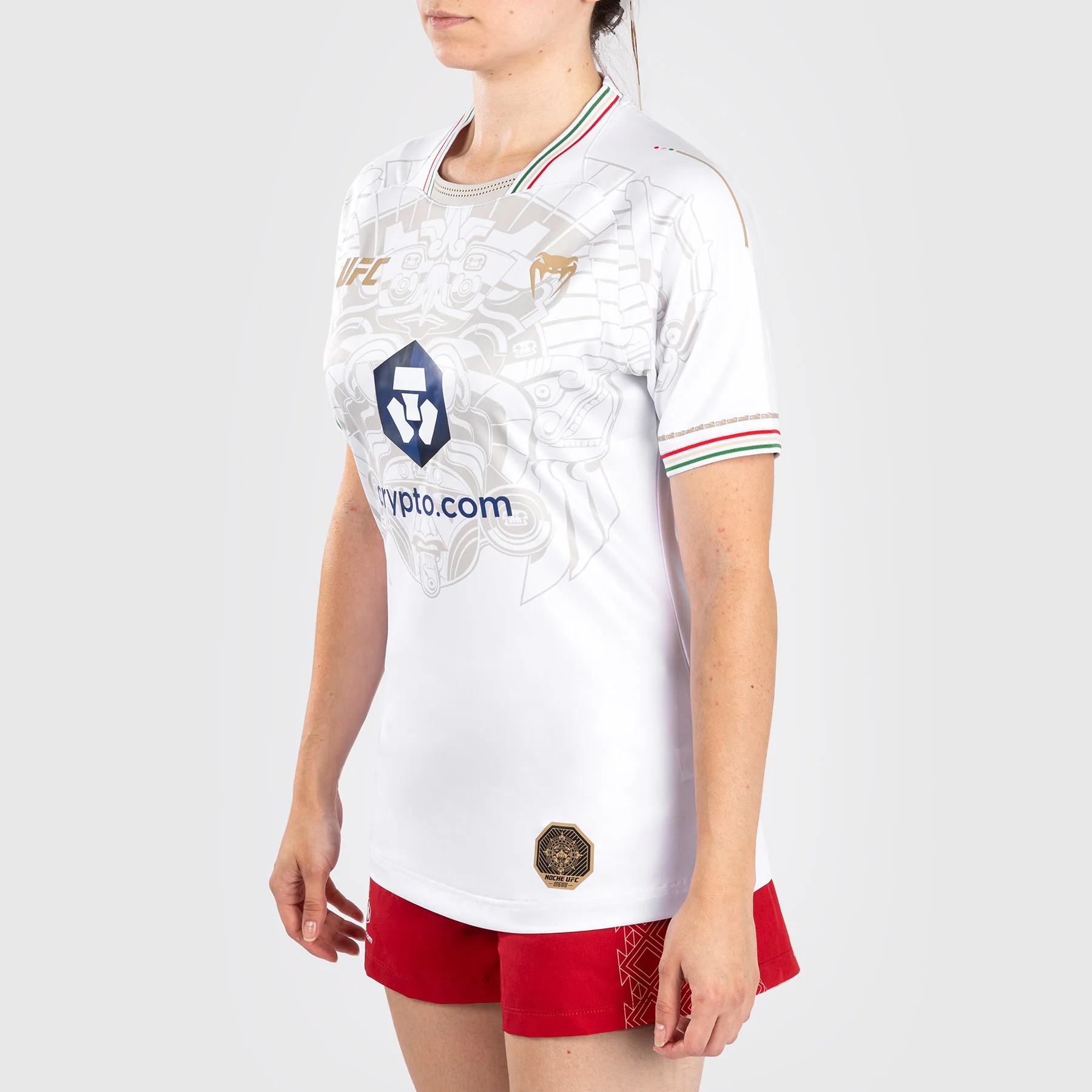 Noche UFC by Venum Authentic Fight Night Camiseta Dry Tech Mujer - Blanco - Image 2