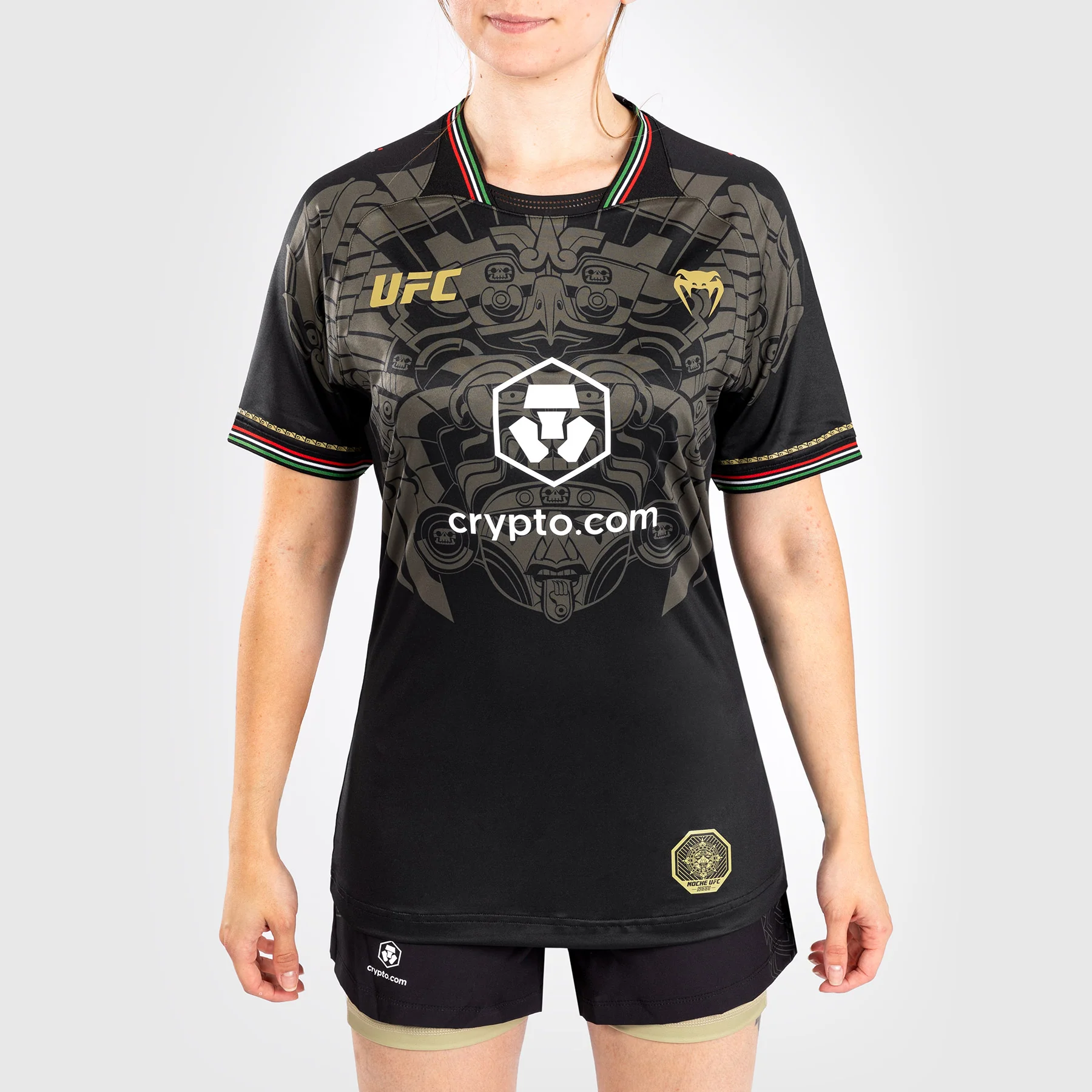 Noche UFC by Venum Authentic Fight Night Camiseta Dry Tech Mujer - Negro