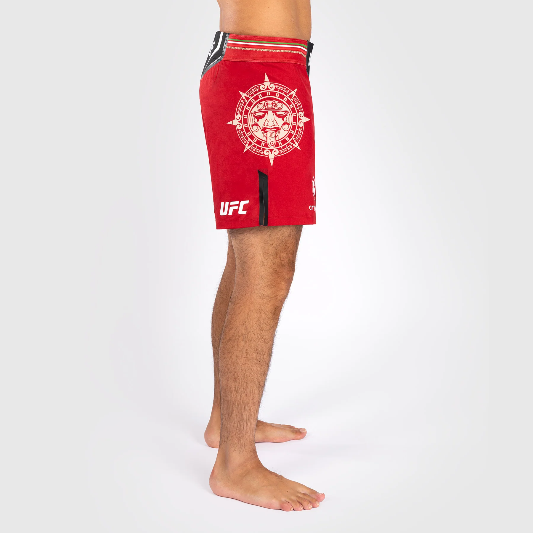 Noche UFC by Venum Authentic Fight Night Pantalones cortos de combate para hombre - Corte corto - Rojo - Image 4