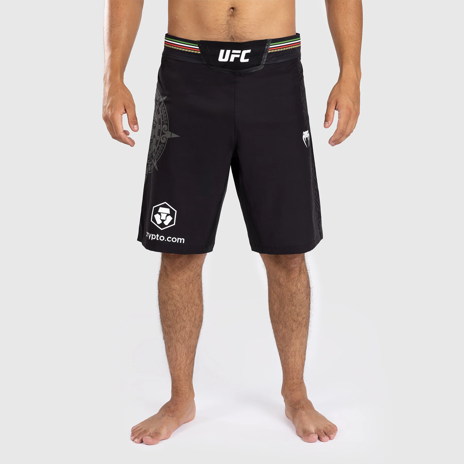Noche UFC by Venum Authentic Fight Night Pantalones cortos de combate para hombre - Corte largo - Negro