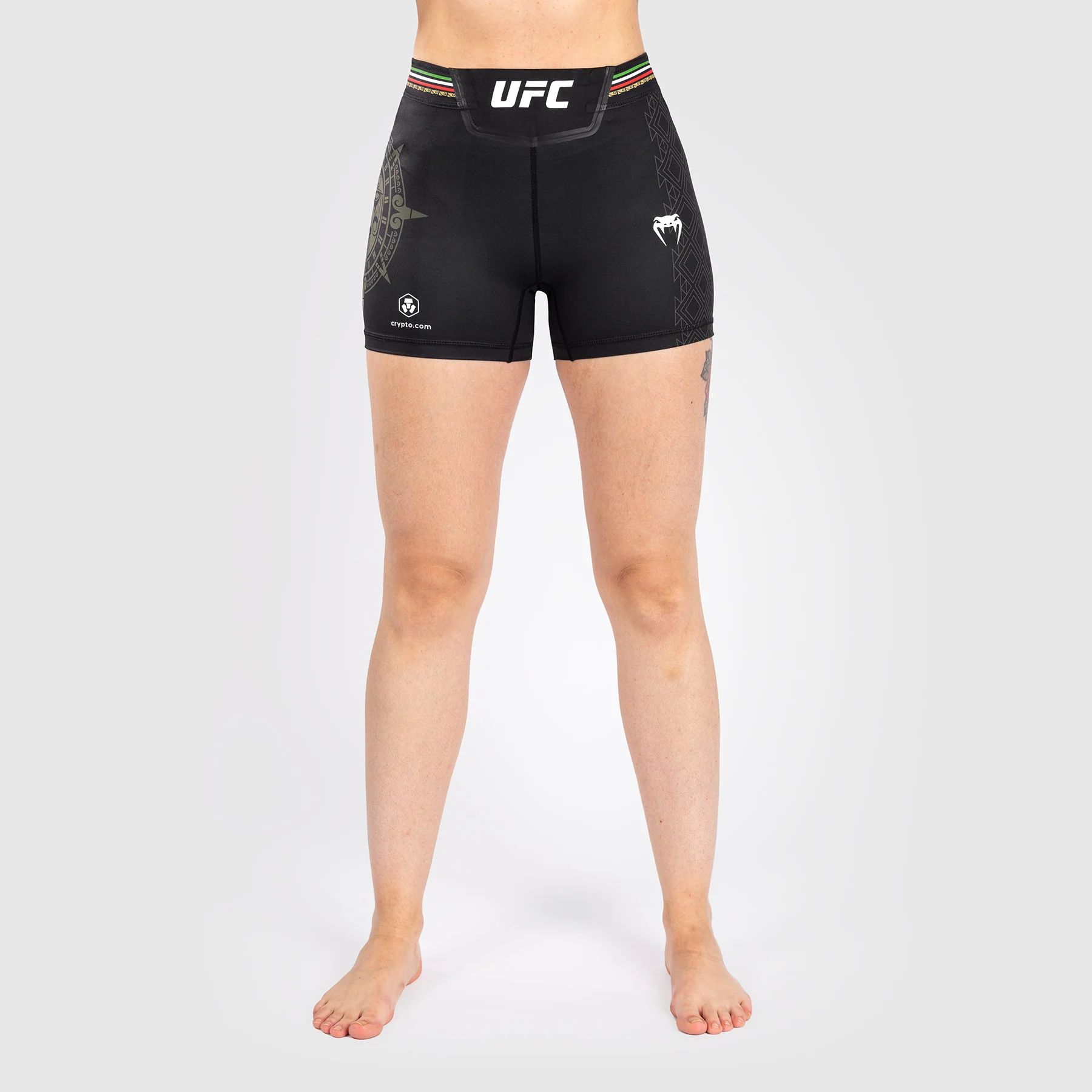 Noche UFC by Venum Authentic Fight Night Pantalones cortos Vale Tudo para mujer - Corte corto - Negro