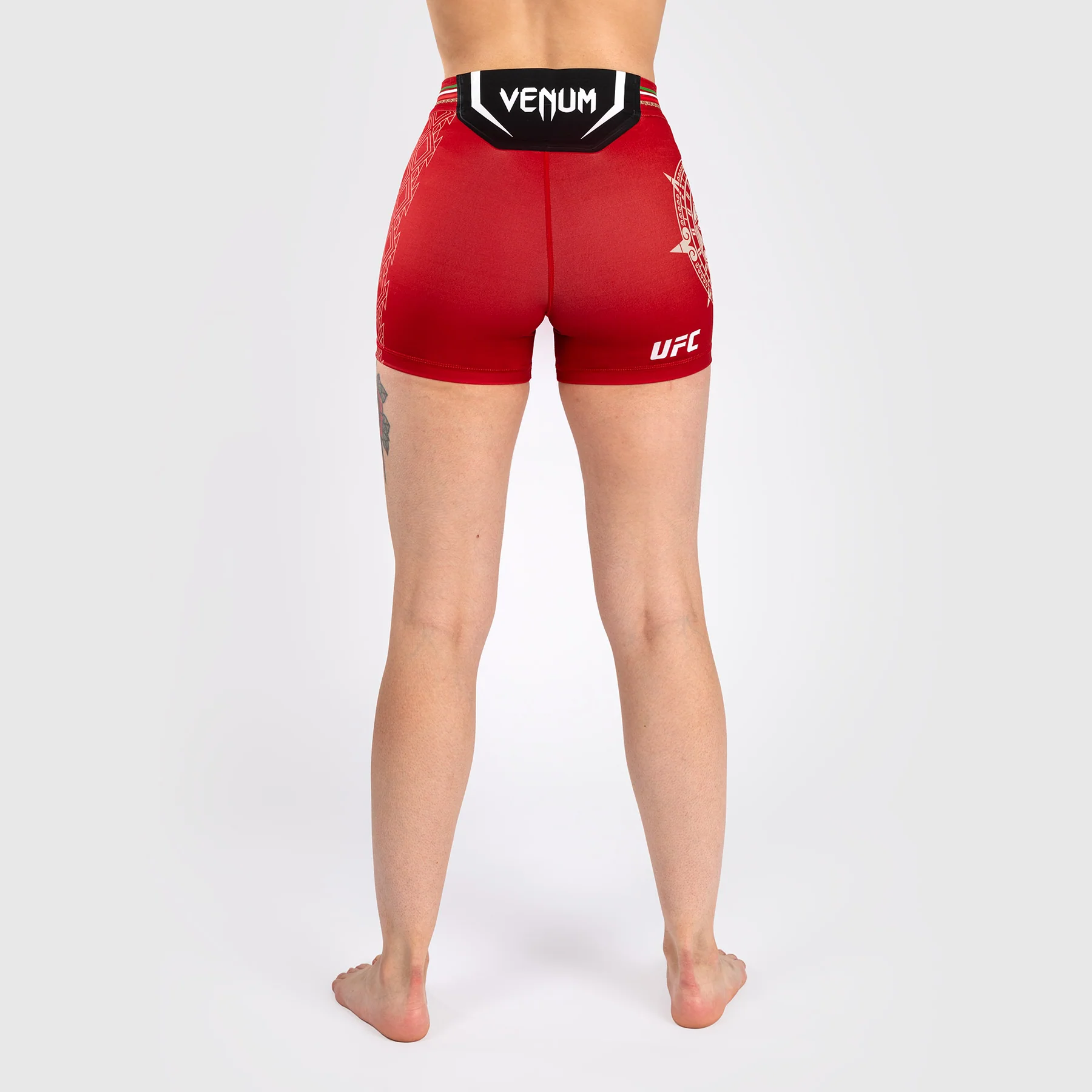 Noche UFC by Venum Authentic Fight Night Pantalones cortos Vale Tudo para mujer - Corte corto - Rojo - Image 2