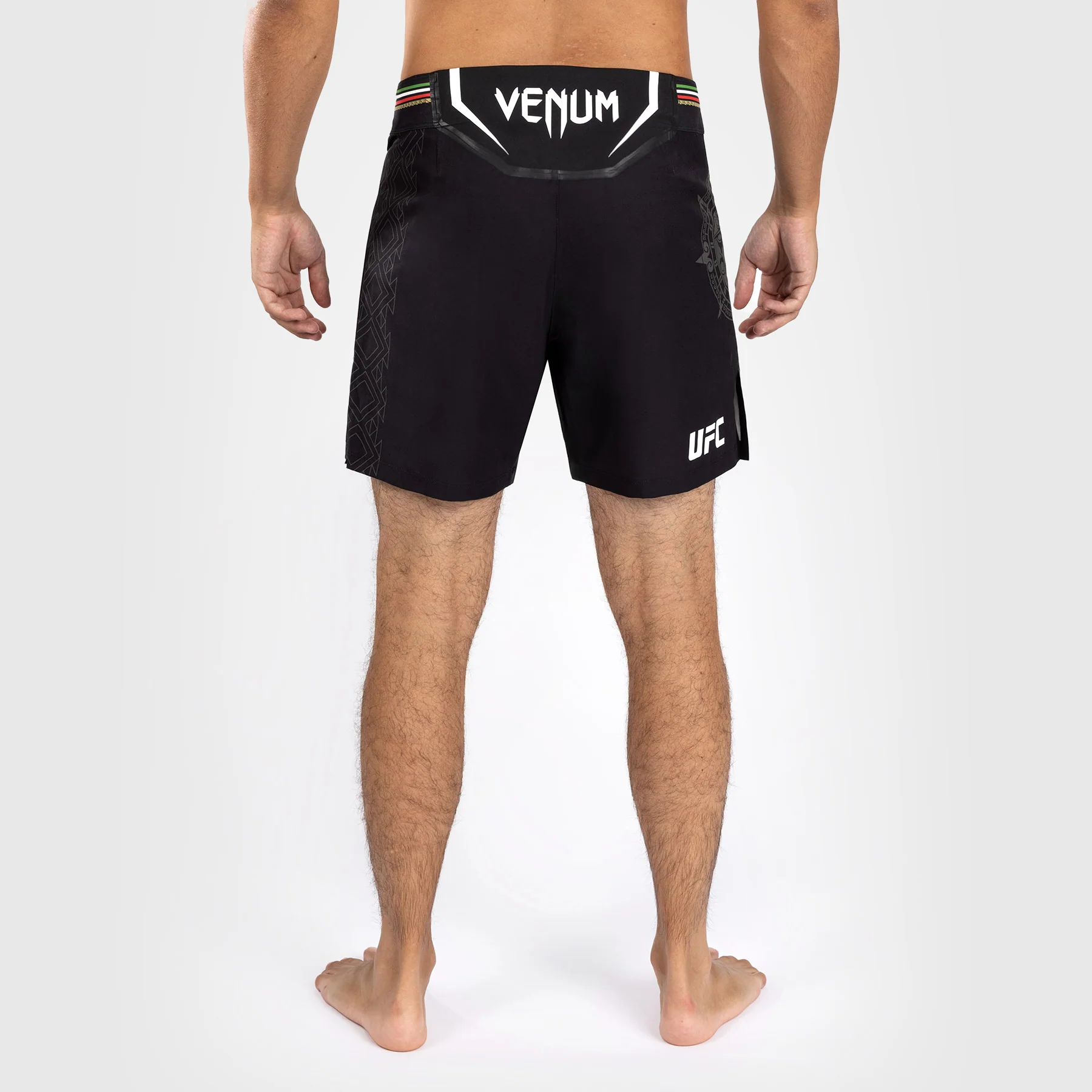 Noche UFC by Venum Authentic Fight Night Shorts de combate para hombre - Corte corto - Negro - Image 2