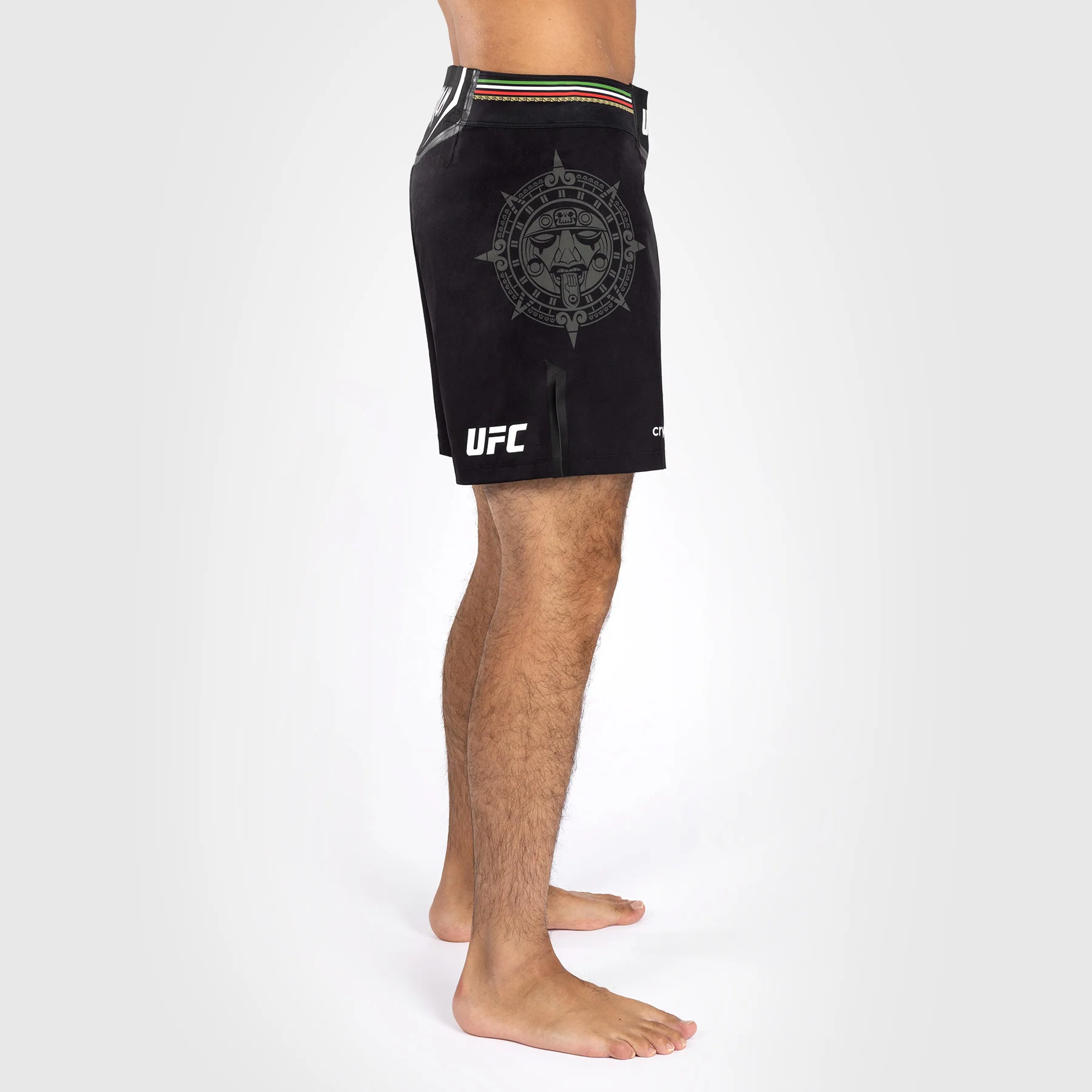 Noche UFC by Venum Authentic Fight Night Shorts de combate para hombre - Corte corto - Negro - Image 4