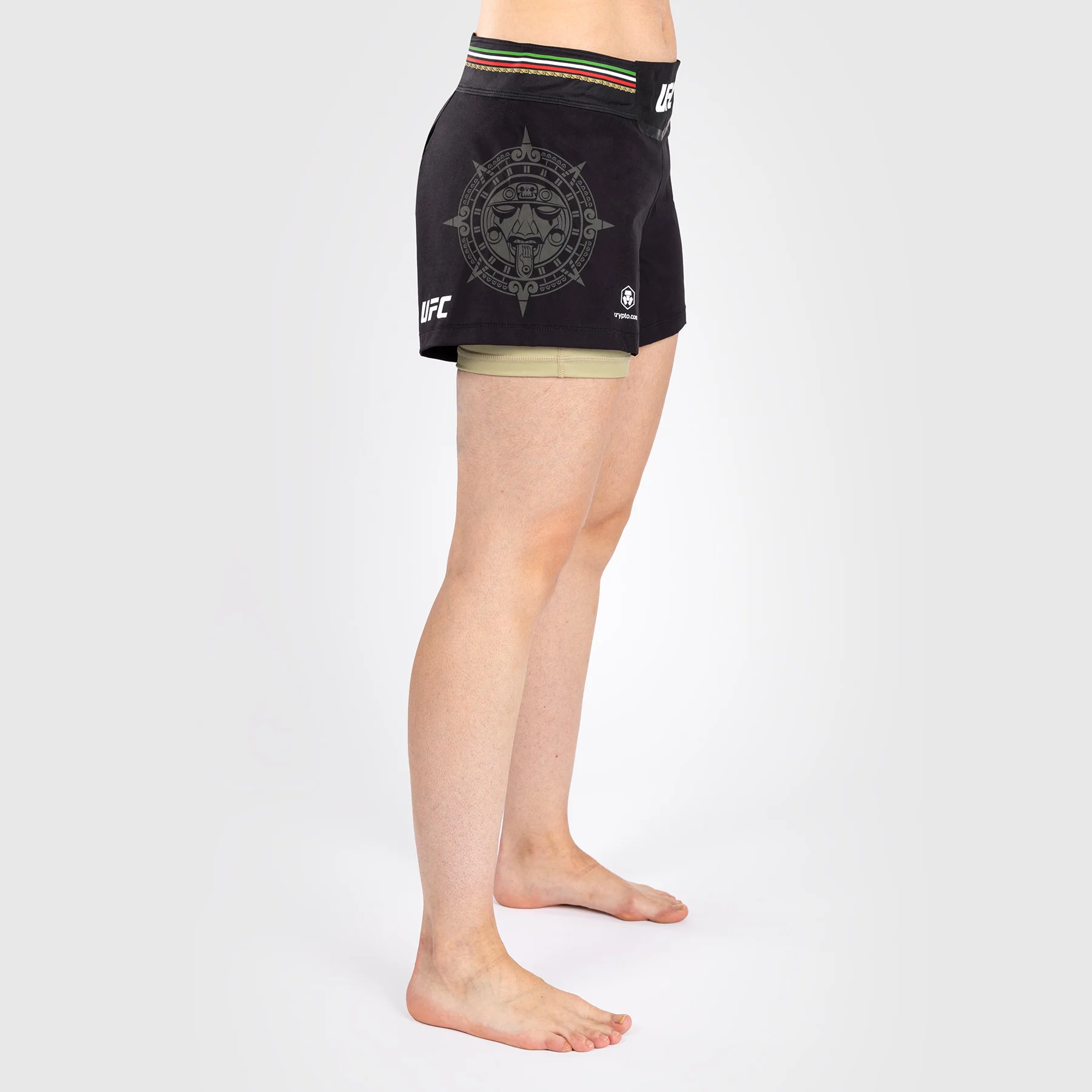Noche UFC by Venum Authentic Fight Night Shorts de combate para mujer - Negro - Image 4