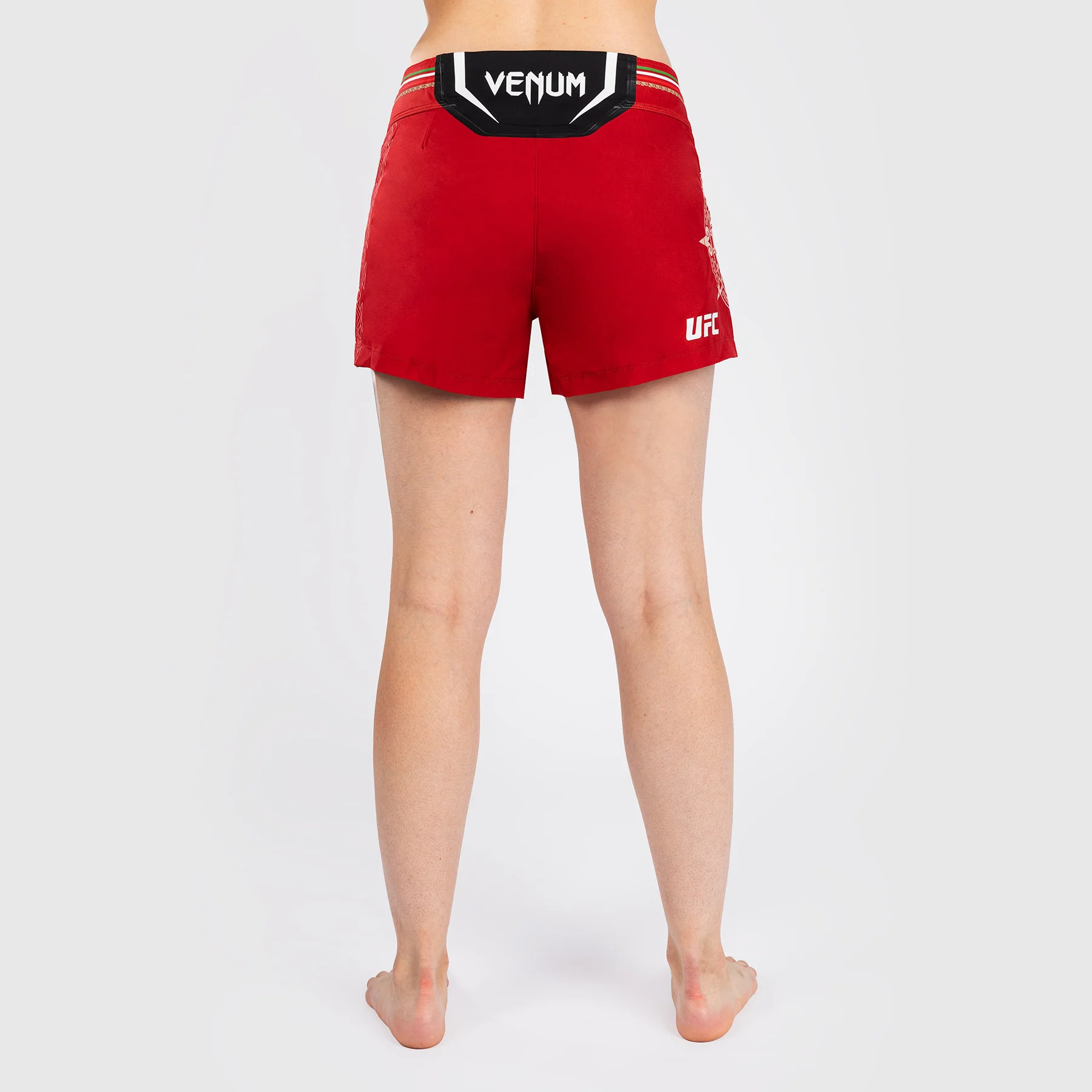 Noche UFC by Venum Authentic Fight Night Shorts de combate para mujer - Rojo - Image 2