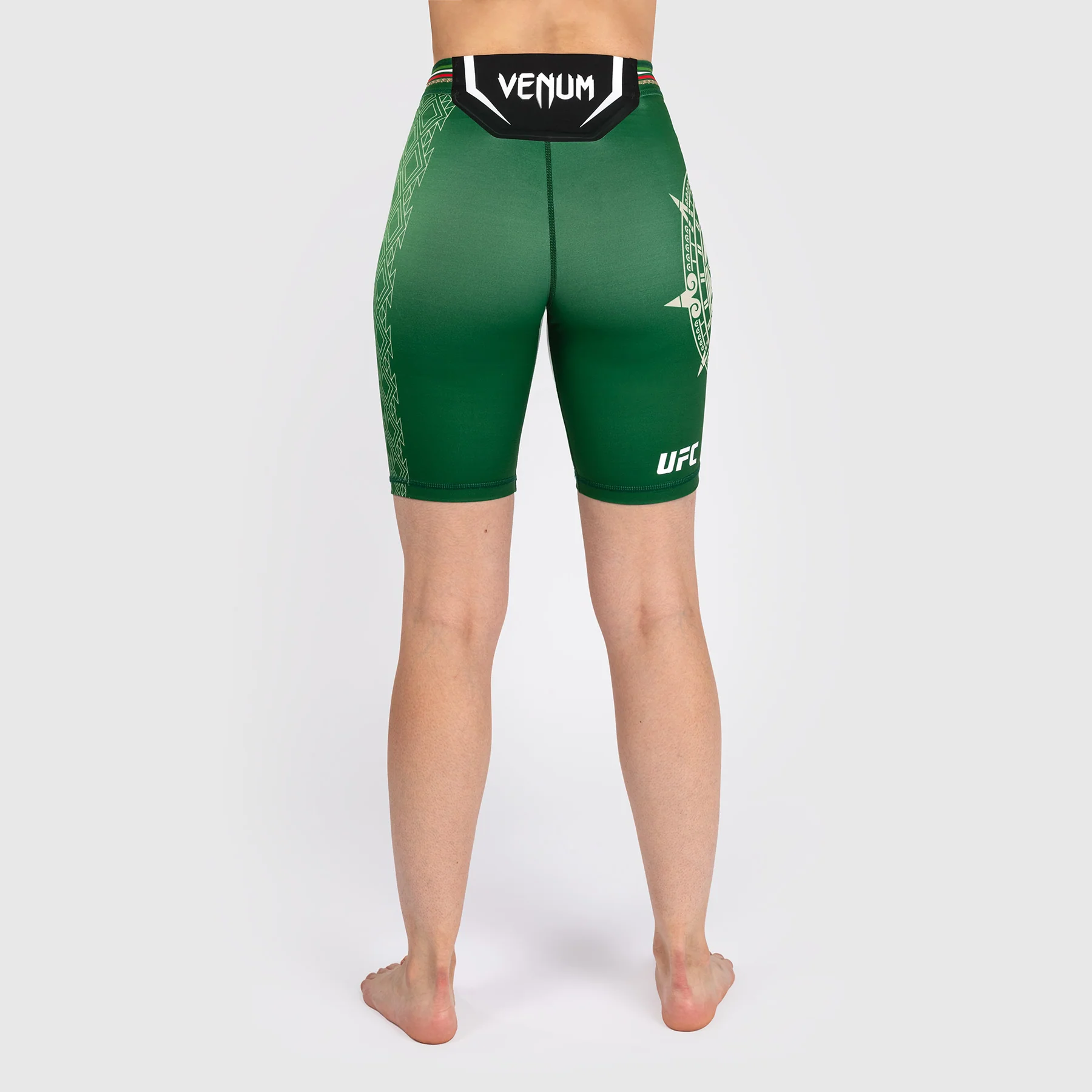 Noche UFC by Venum Authentic Fight Night Shorts Vale Tudo para Mujer - Corte Largo - Verde - Image 2