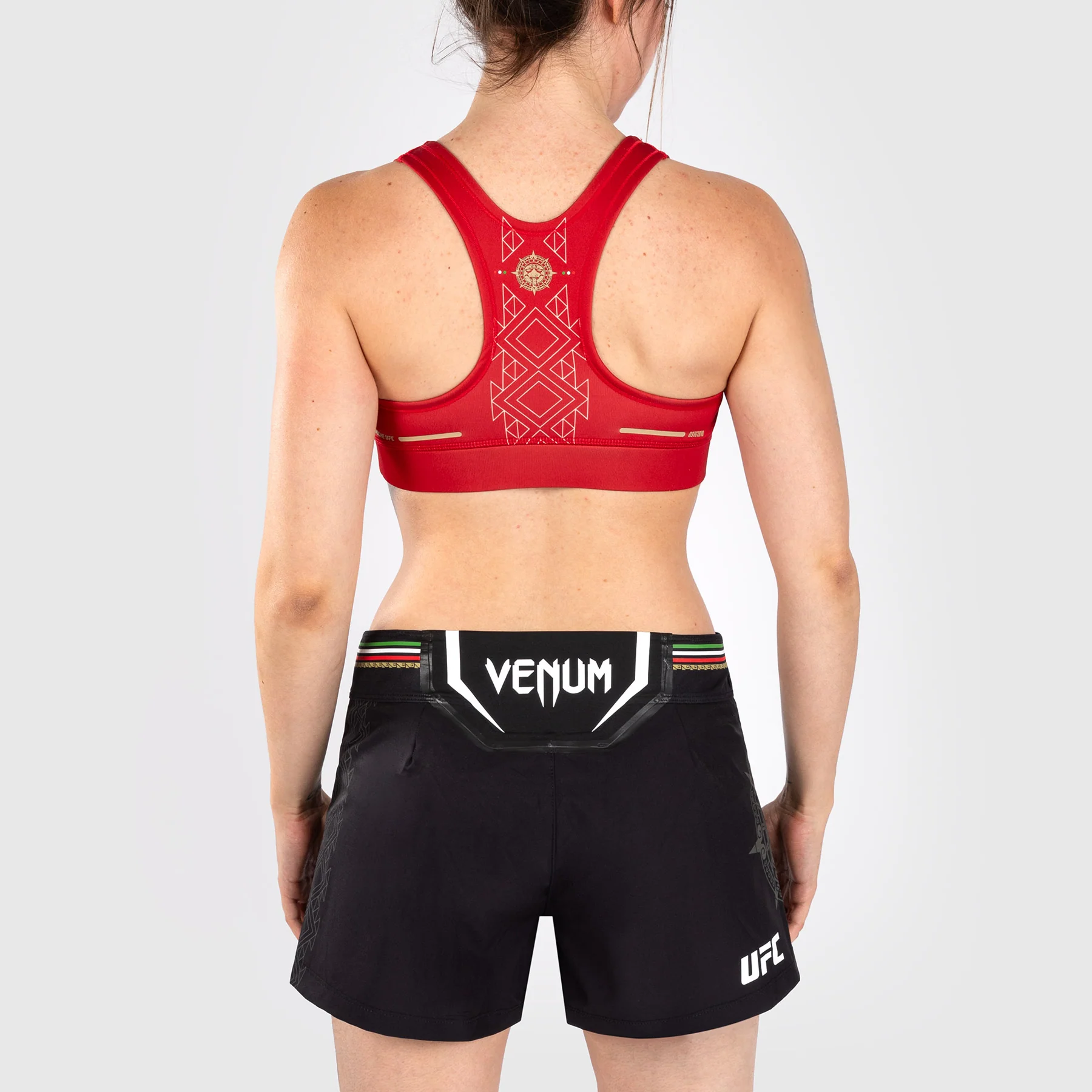 Noche UFC by Venum Authentic Fight Night Sujetador deportivo para mujer - Rojo - Image 2