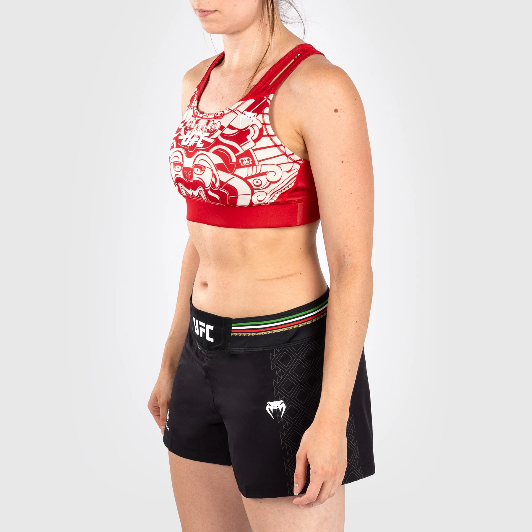 Noche UFC by Venum Authentic Fight Night Sujetador deportivo para mujer - Rojo - Image 3