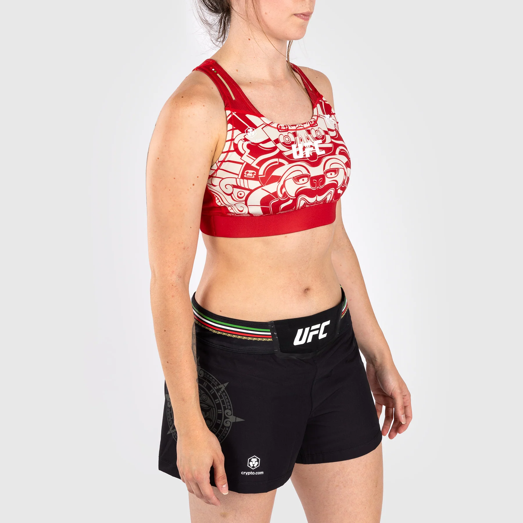 Noche UFC by Venum Authentic Fight Night Sujetador deportivo para mujer - Rojo - Image 4