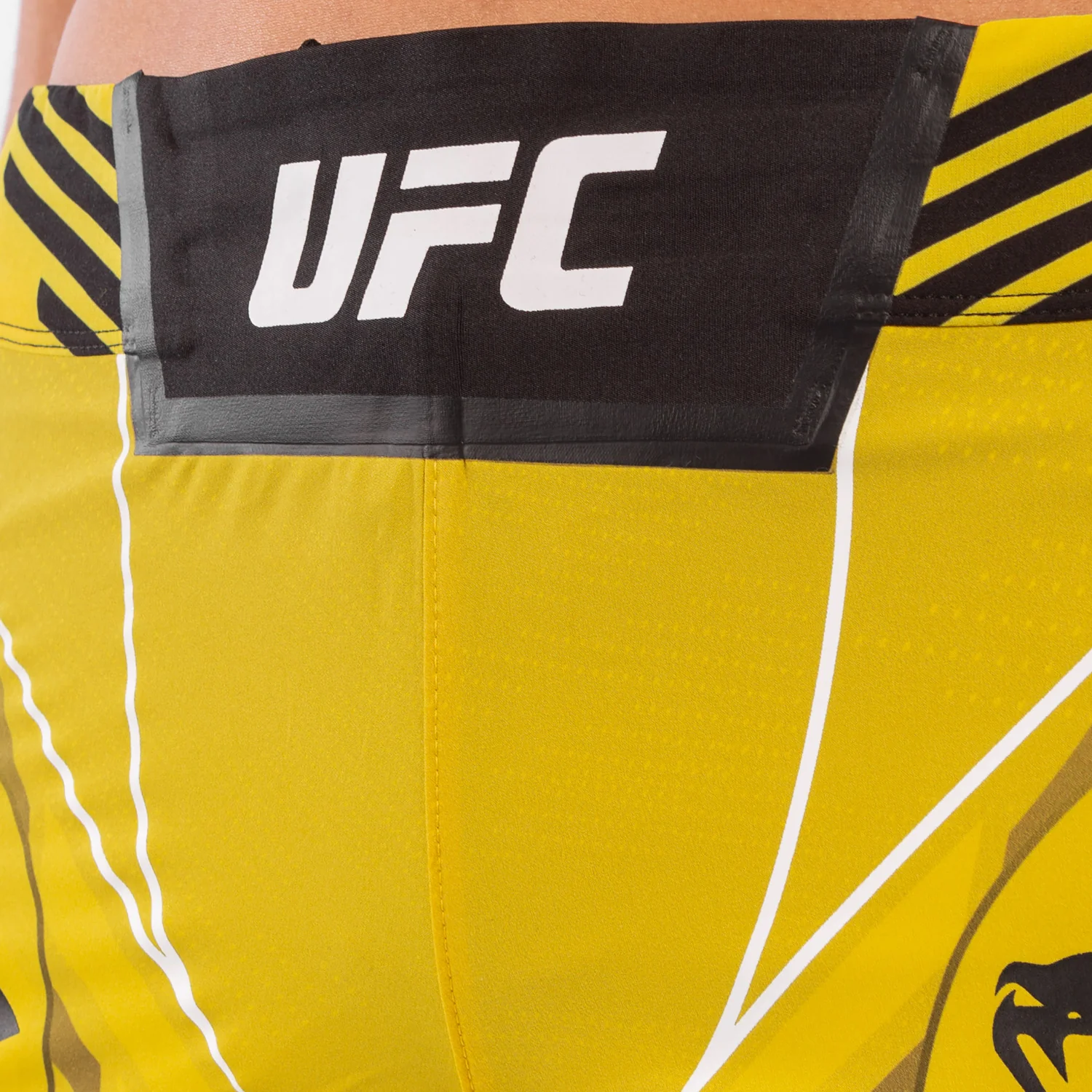 Pantalón De MMA Para Mujer Ufc Venum Authentic Fight Night – Modelo Largo - Amarillo - Image 5