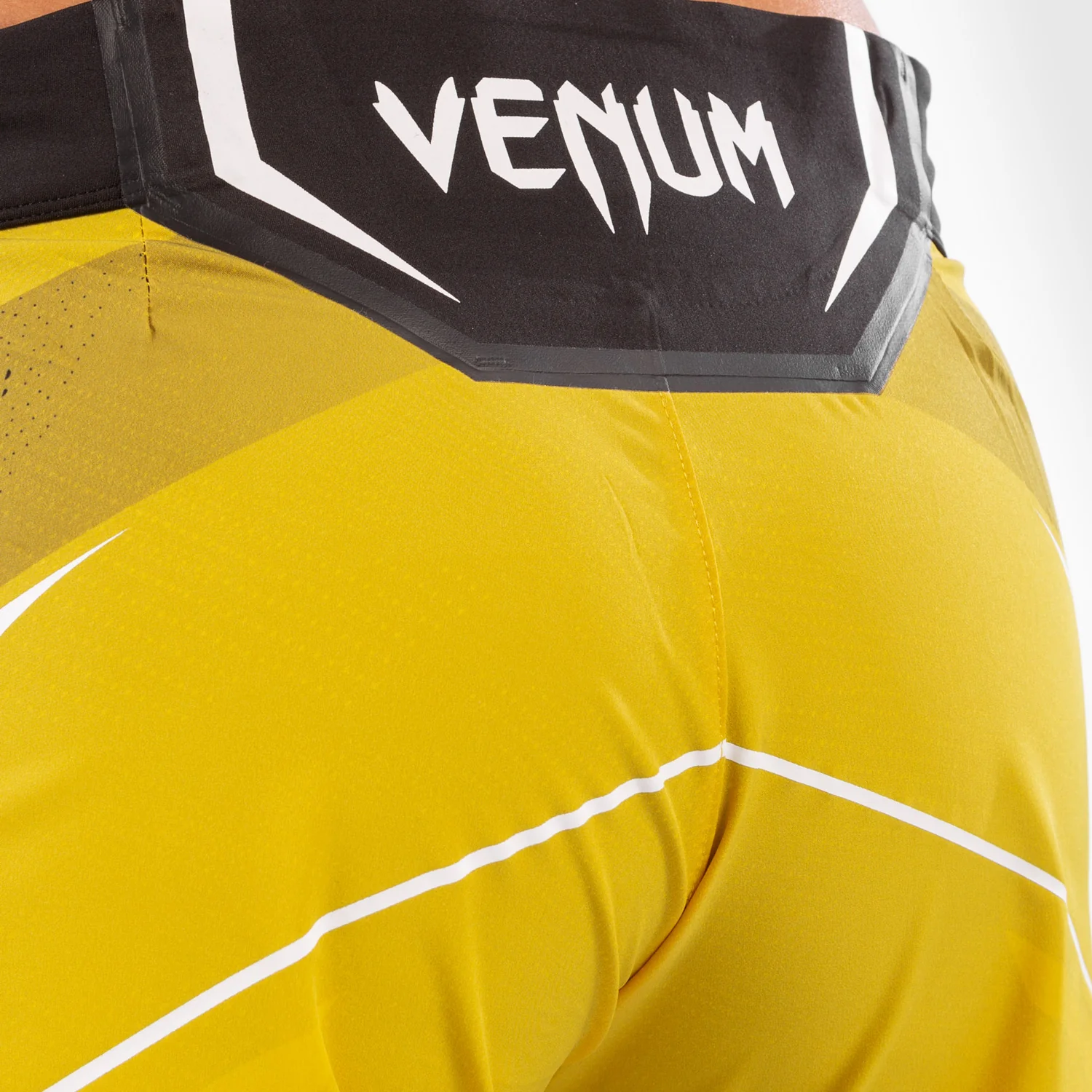 Pantalón De MMA Para Mujer Ufc Venum Authentic Fight Night – Modelo Largo - Amarillo - Image 6