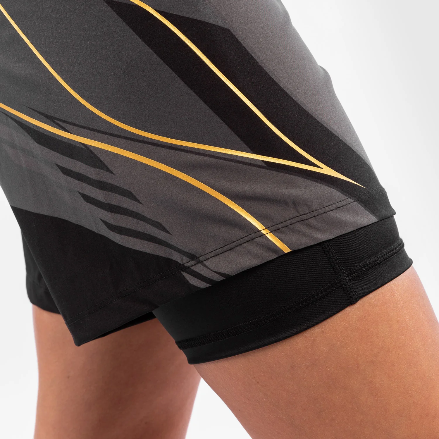 Pantalón De MMA Para Mujer Ufc Venum Authentic Fight Night – Modelo Largo - Campeón - Image 5
