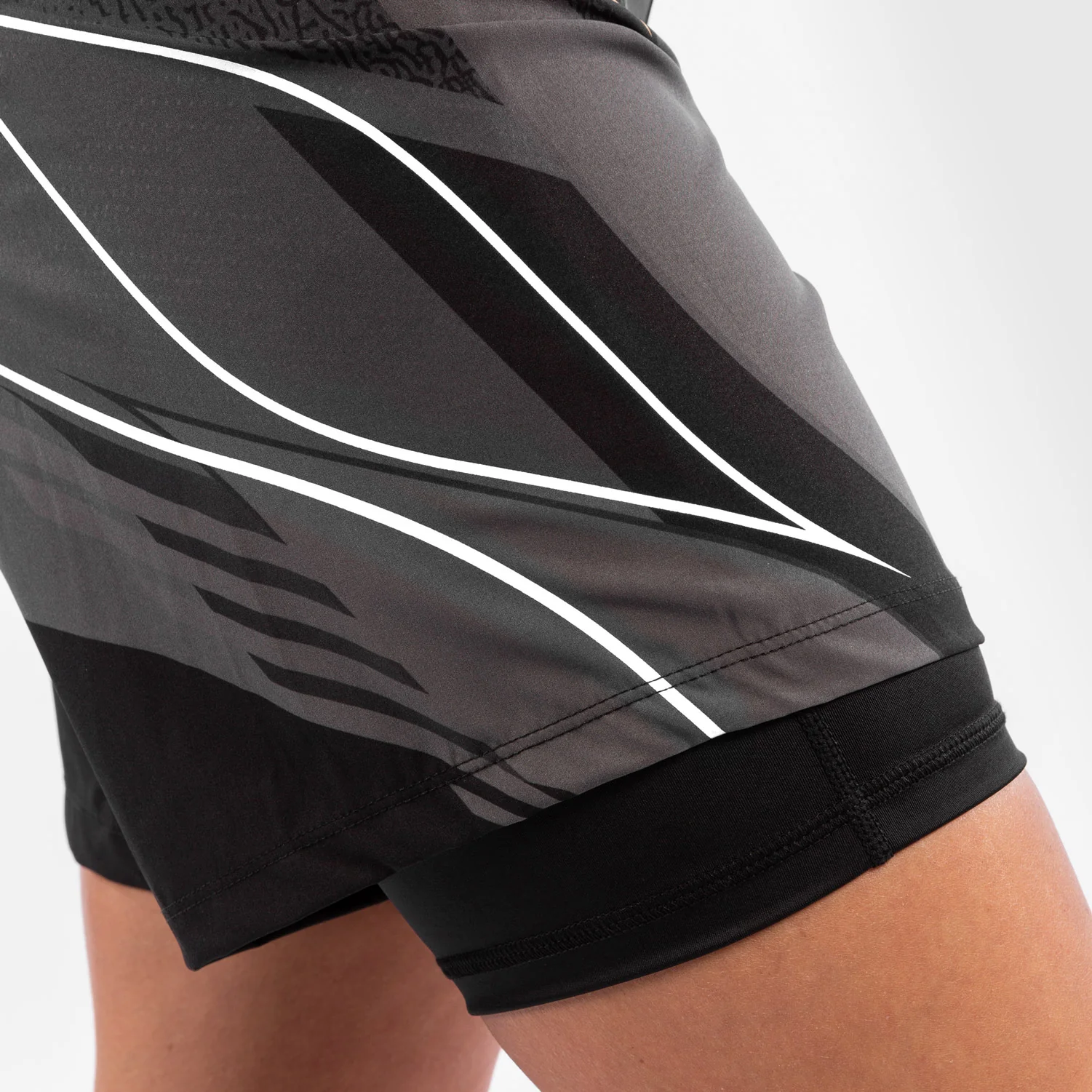 Pantalón De MMA Para Mujer Ufc Venum Authentic Fight Night – Modelo Largo - Negro - Image 6