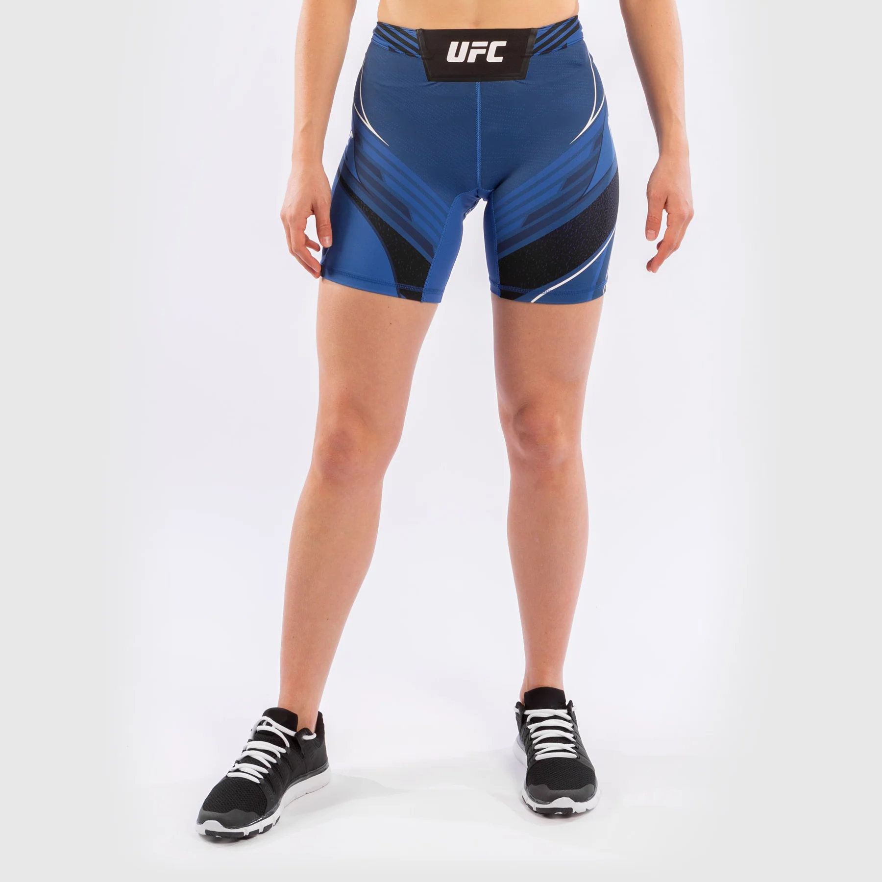 Pantalón De Vale Tudo Para Mujer UFC Venum Authentic Fight Night – Modelo Largo - Azul - Image 4
