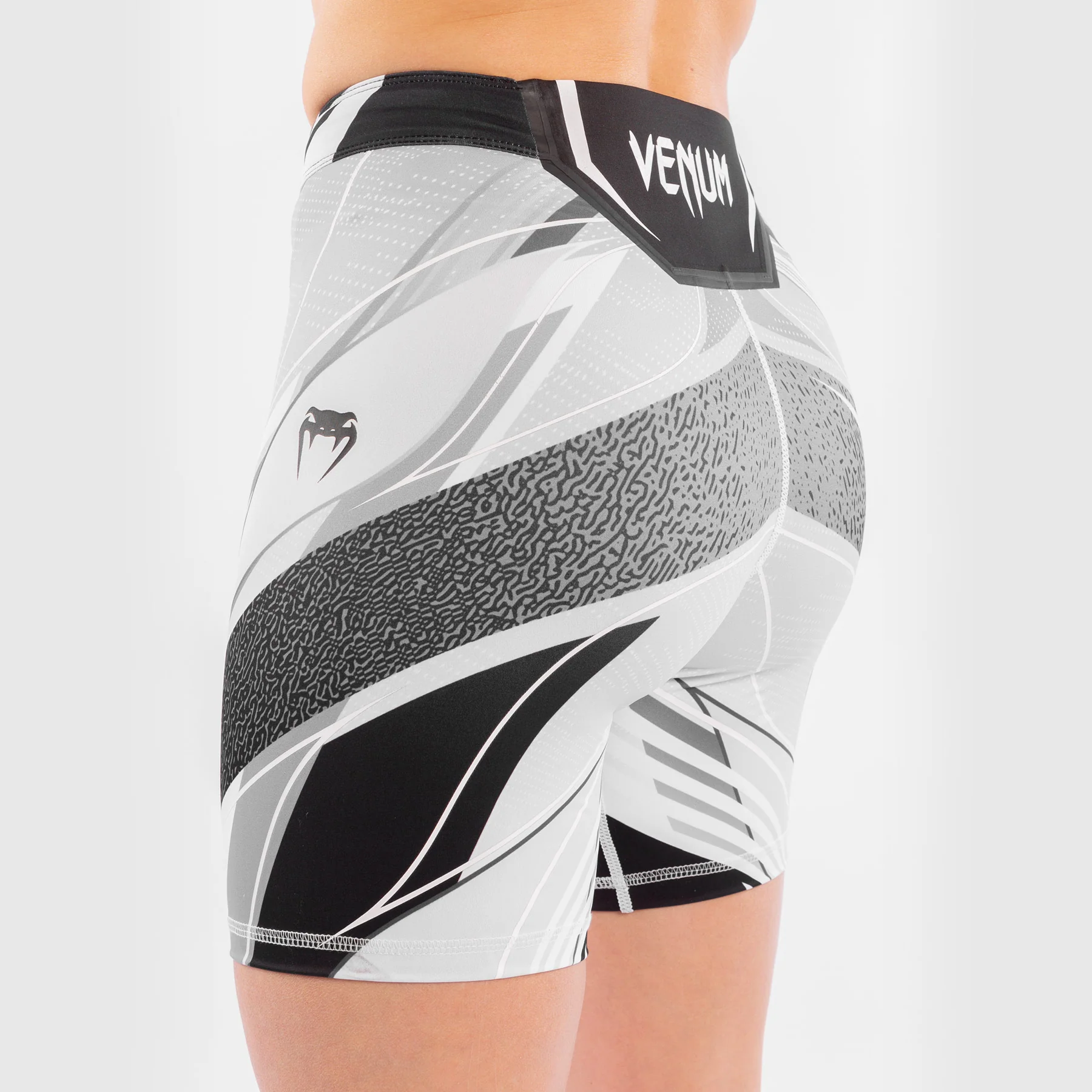 Pantalón De Vale Tudo Para Mujer UFC Venum Authentic Fight Night – Modelo Largo - Blanco - Image 7