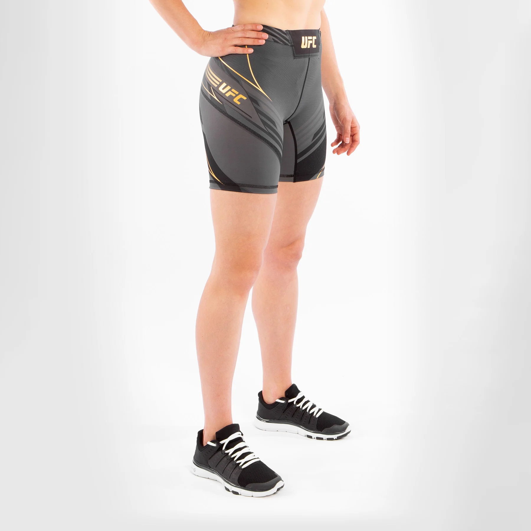 Pantalón De Vale Tudo Para Mujer UFC Venum Authentic Fight Night – Modelo Largo - Campeón - Image 3