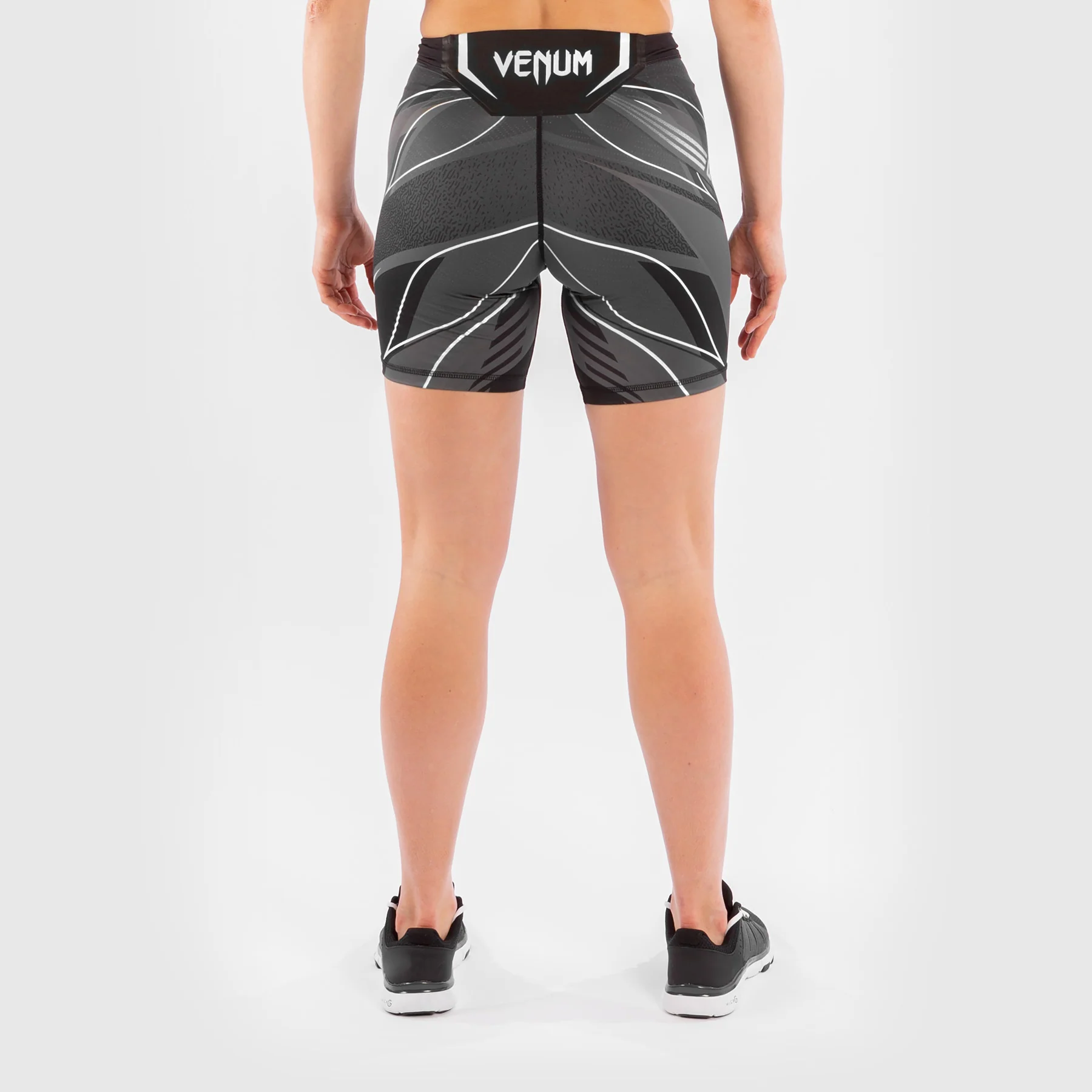 Pantalón De Vale Tudo Para Mujer UFC Venum Authentic Fight Night – Modelo Largo - Negro - Image 4