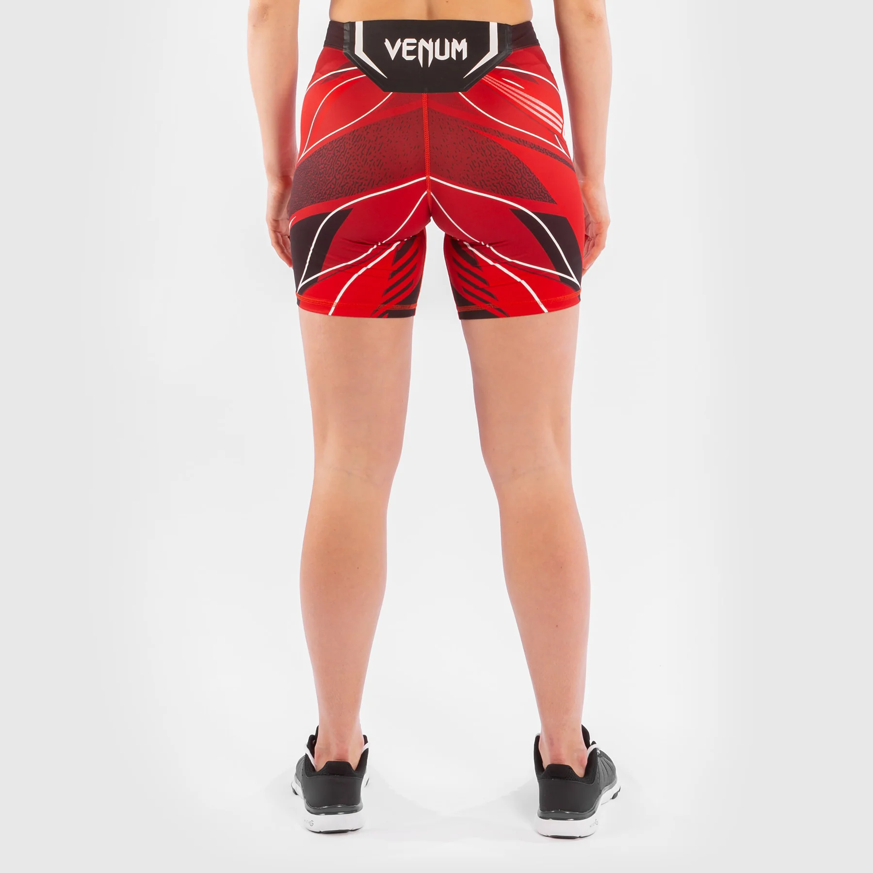 Pantalón De Vale Tudo Para Mujer UFC Venum Authentic Fight Night – Modelo Largo - Rojo - Image 4