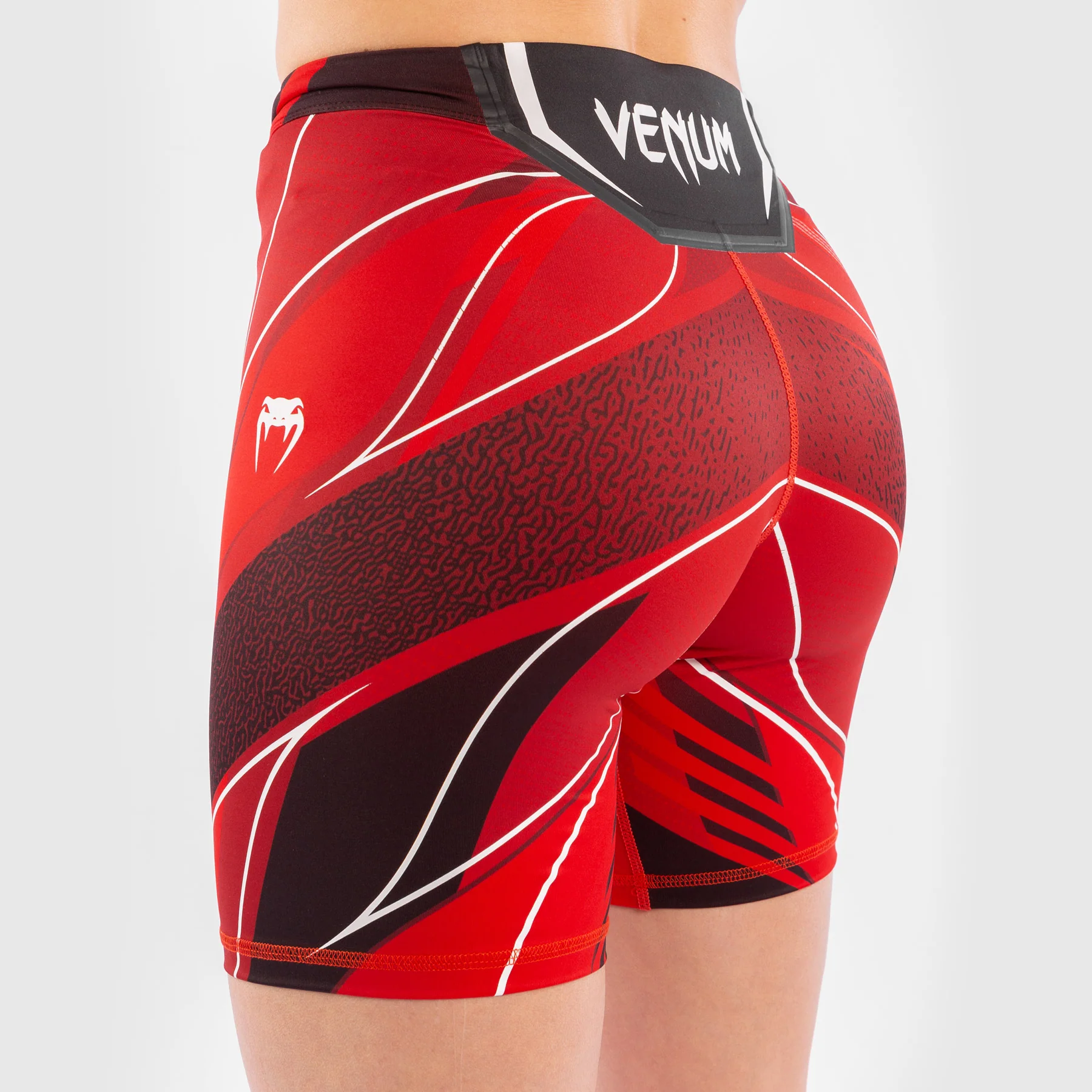 Pantalón De Vale Tudo Para Mujer UFC Venum Authentic Fight Night – Modelo Largo - Rojo - Image 7