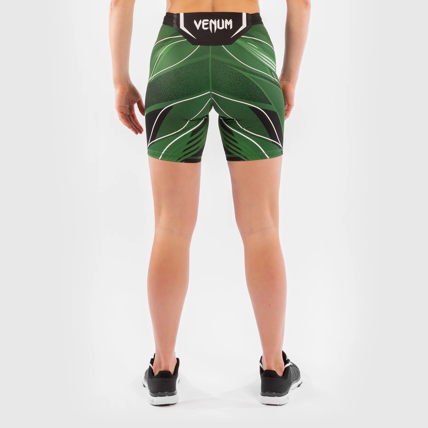 Pantalón De Vale Tudo Para Mujer UFC Venum Authentic Fight Night – Modelo Largo - Verde - Image 4