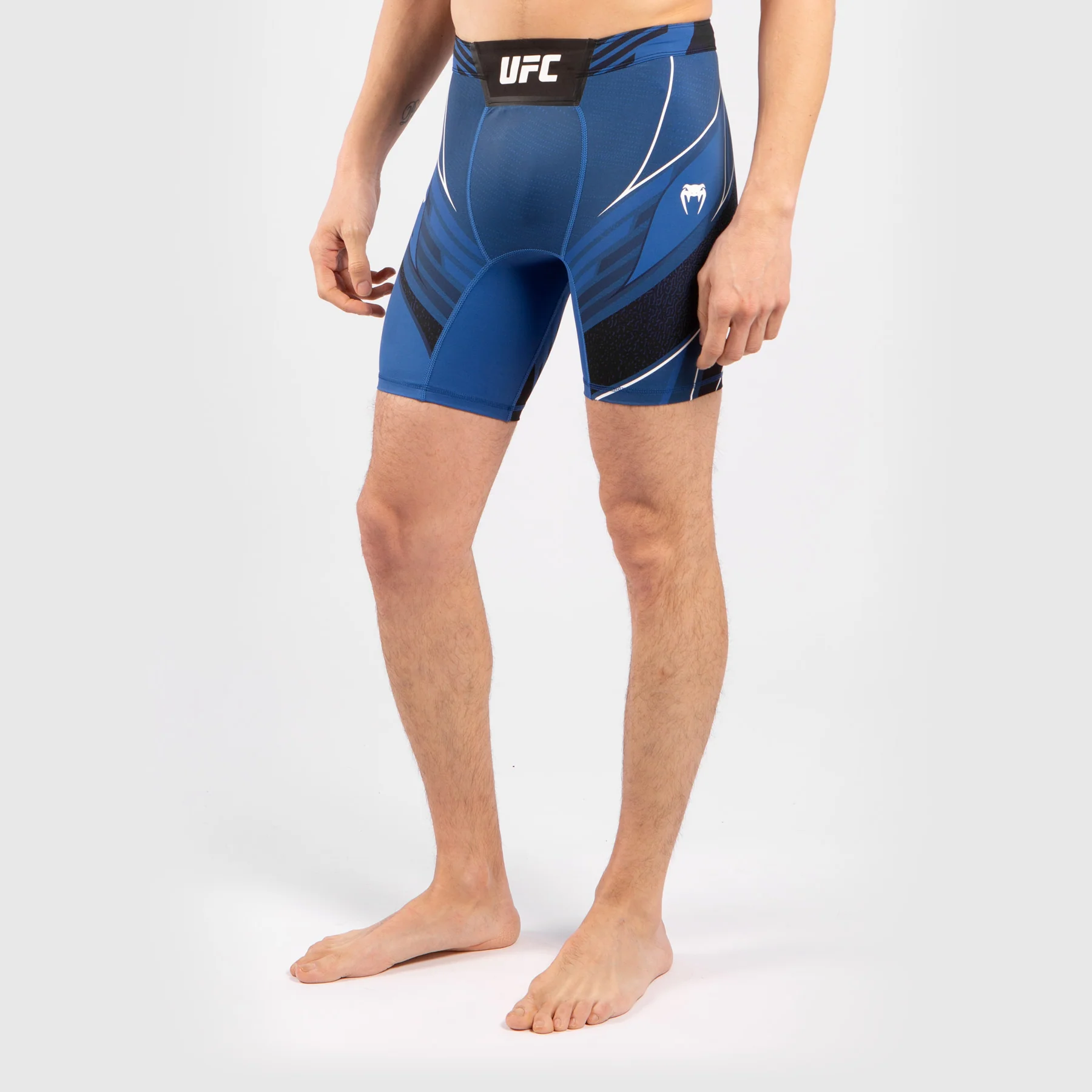 Pantalón De Vale Tudo UFC Venum Authentic Fight Night – Modelo Corto - Azul - Image 2