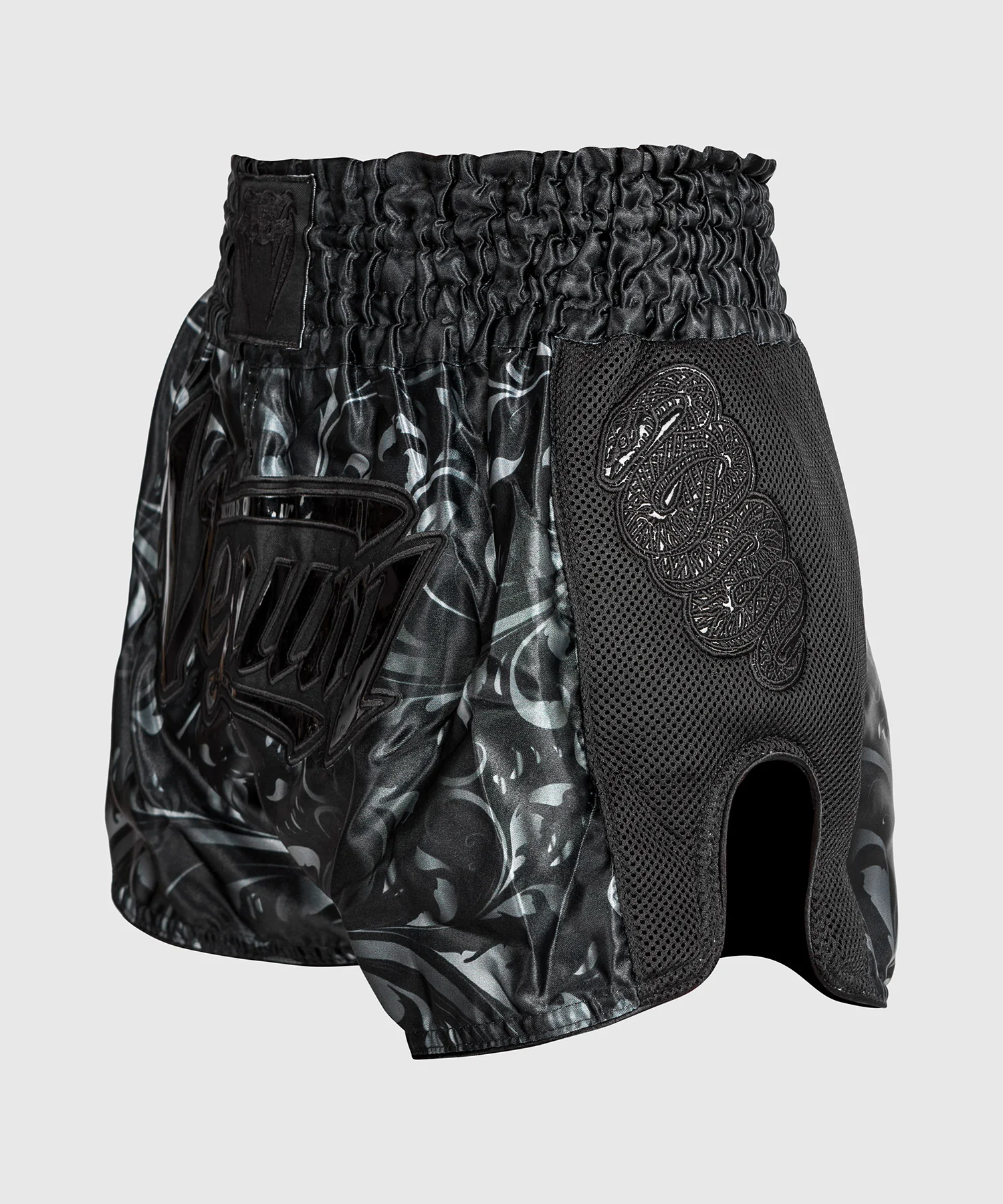 Pantalones Cortos de Muay Thai Absolute 2.0 Venum - Negro/Negro - Image 3