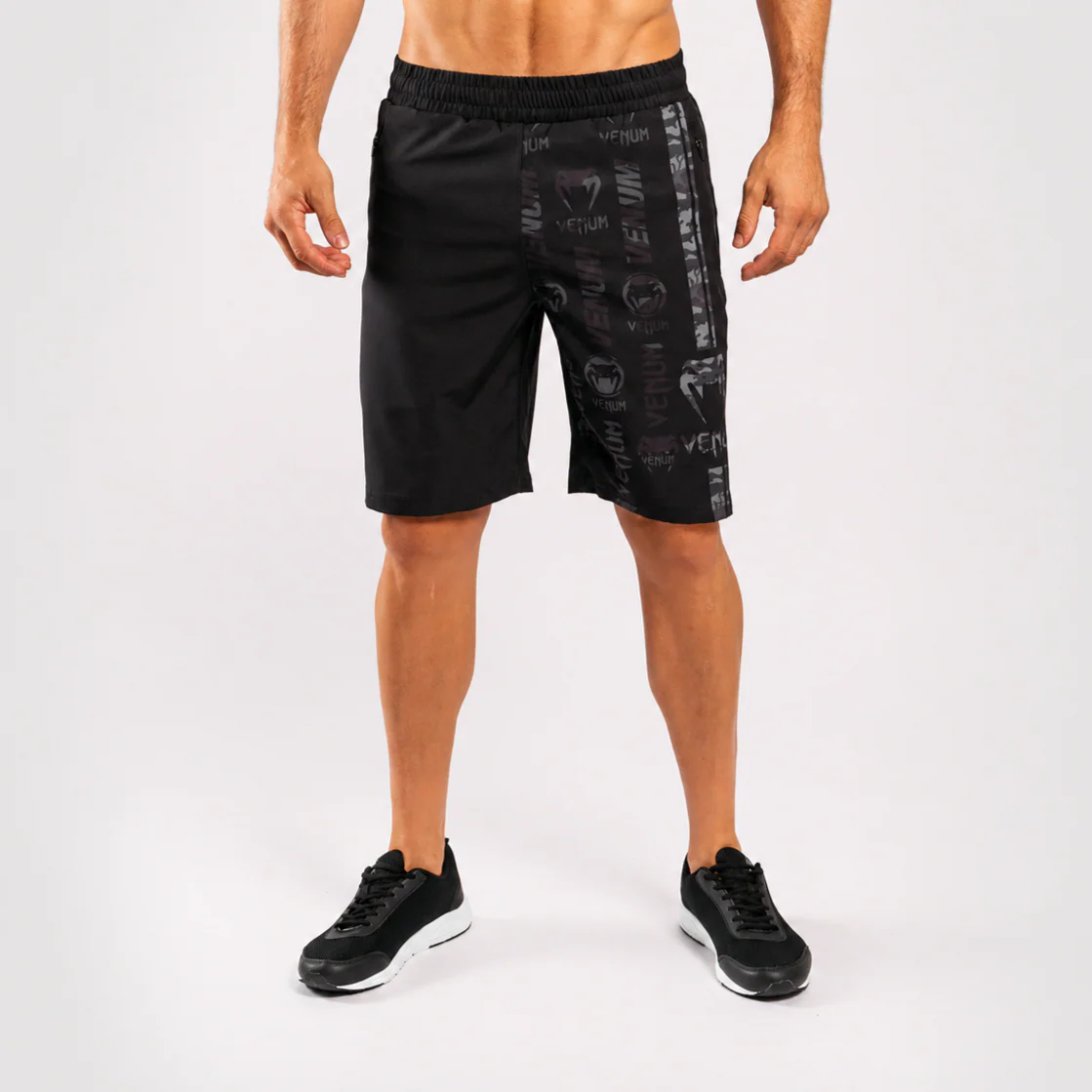Pantalones Cortos Fitness Venum Logos - Negro/Camo Urbano