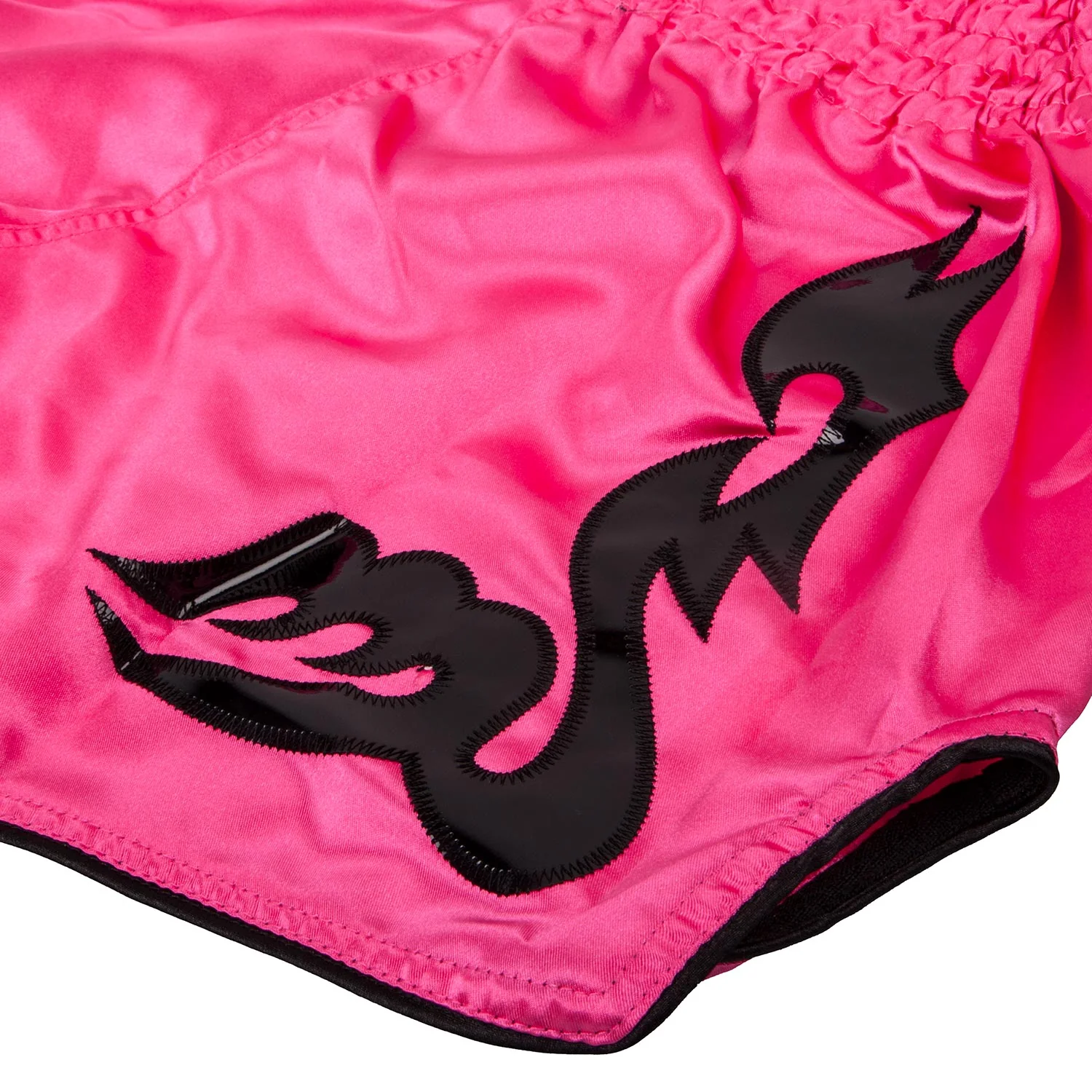 Pantalones cortos Muay Thai Venum Bangkok Inferno Muay Thai Shorts - Rosa/Negro - Image 4