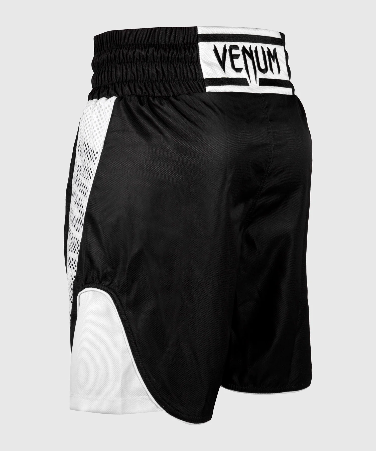 Pantalones de Boxeo Venum Elite - Negro/Blanco - Image 2