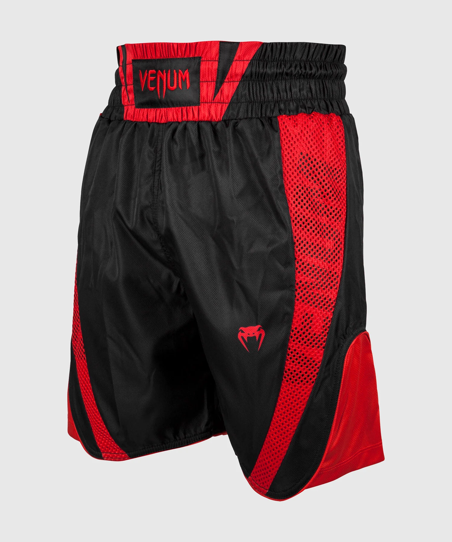 Pantalones de Boxeo Venum Elite - Negro/Rojo - Image 3