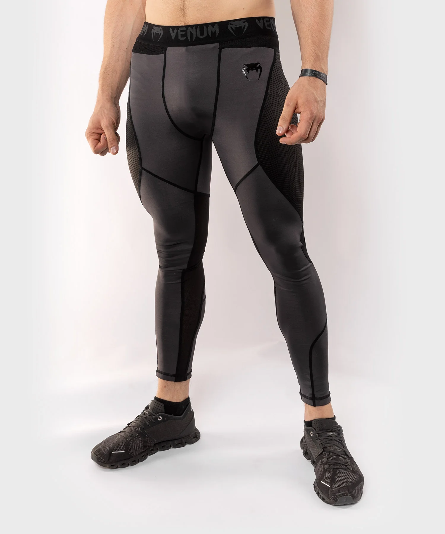 Pantalones de compresión Venum G-Fit - Gris/Negro - Image 10