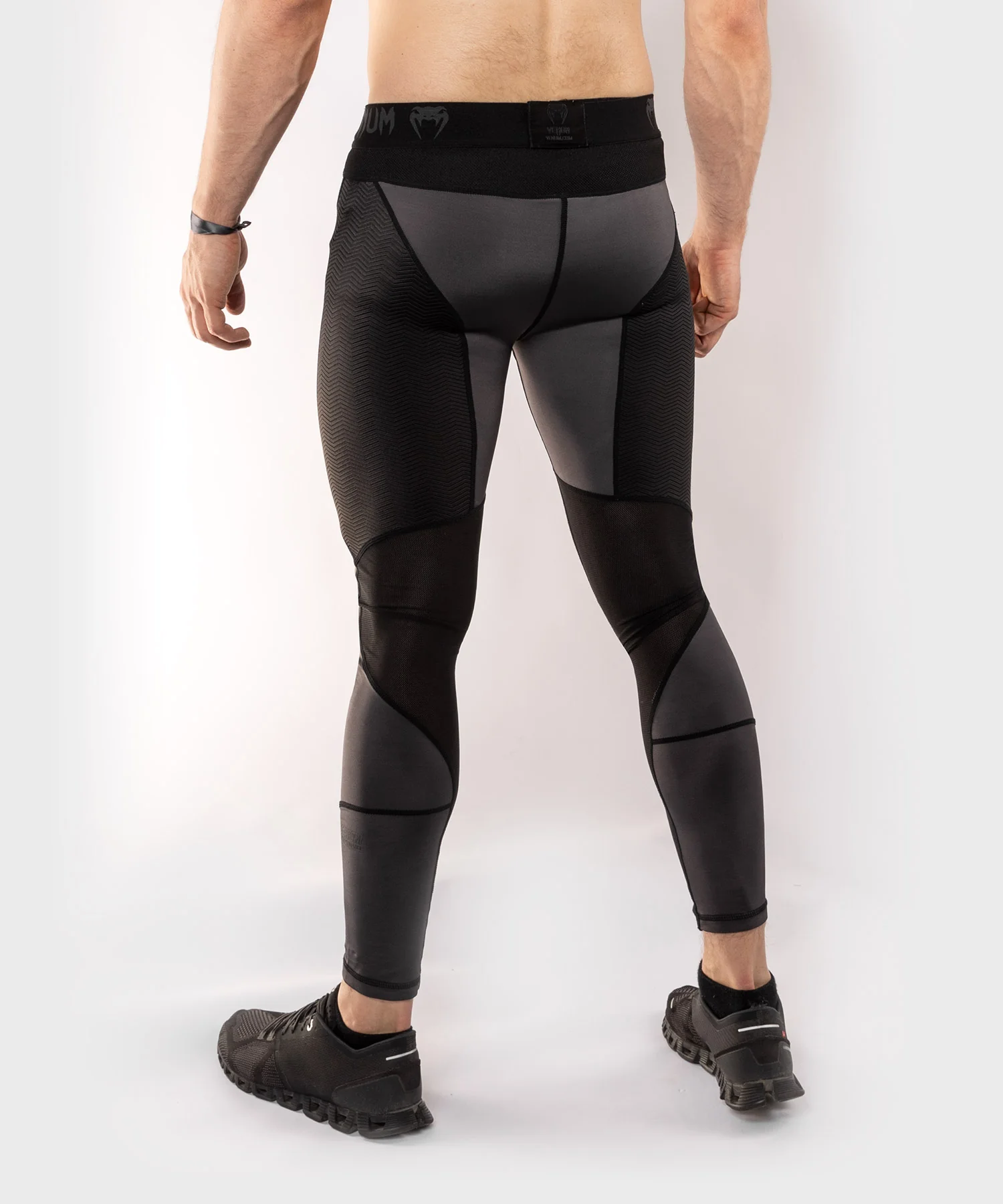 Pantalones de compresión Venum G-Fit - Gris/Negro - Image 12