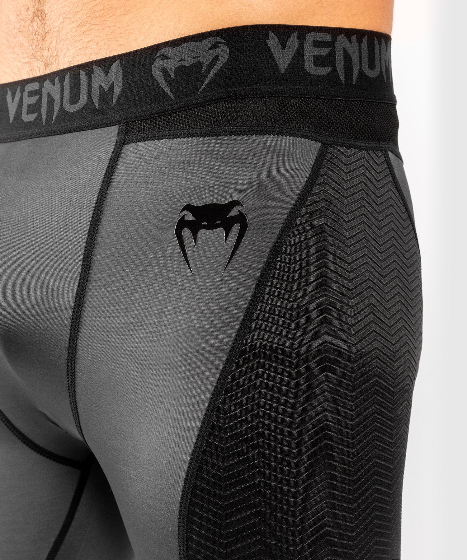 Pantalones de compresión Venum G-Fit - Gris/Negro - Image 5
