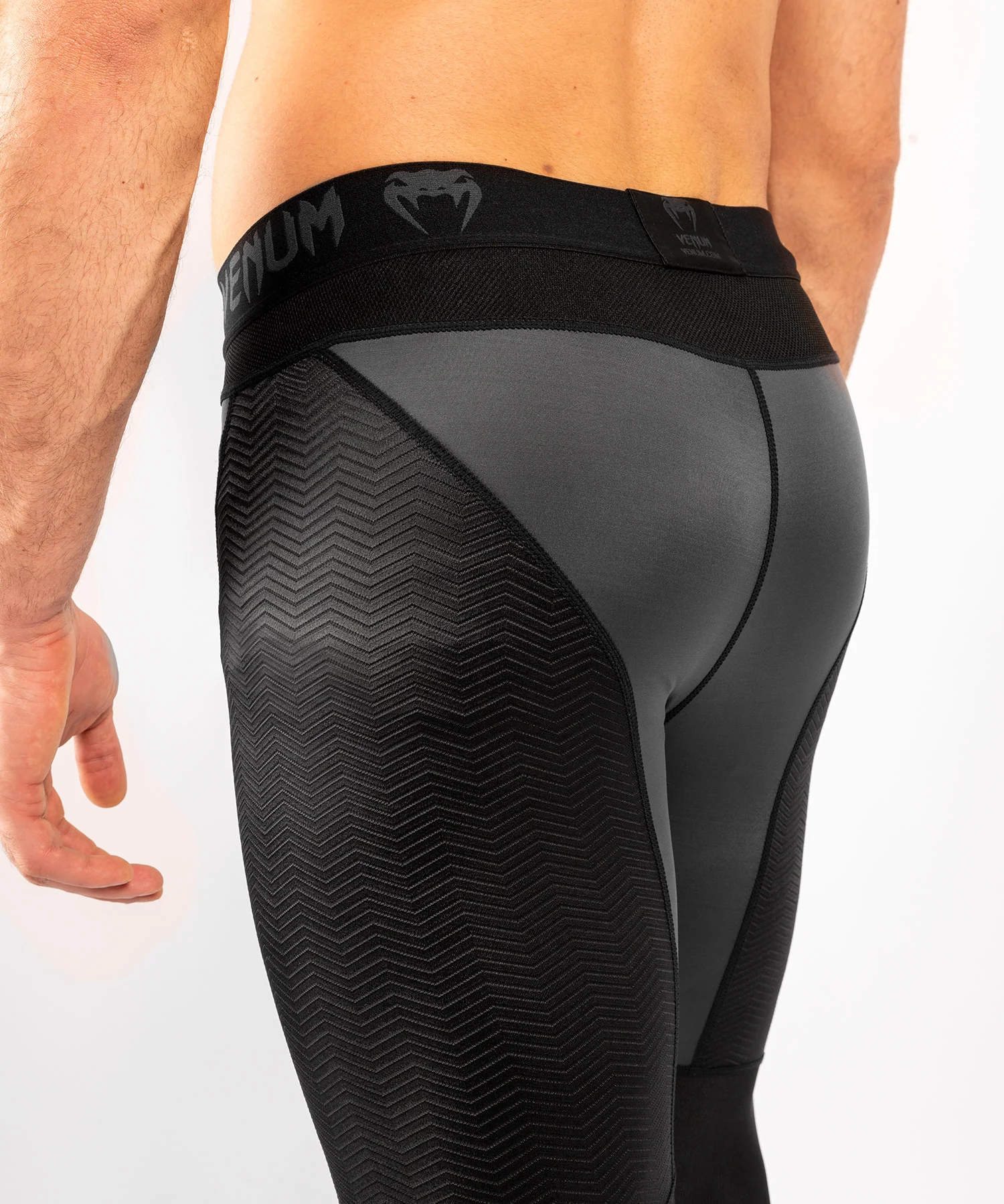 Pantalones de compresión Venum G-Fit - Gris/Negro - Image 6