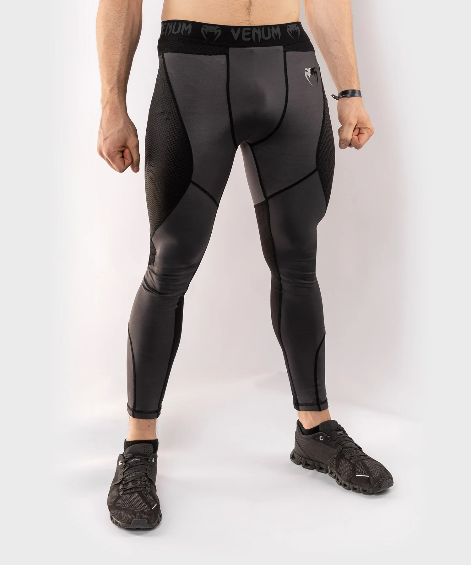 Pantalones de compresión Venum G-Fit - Gris/Negro - Image 9