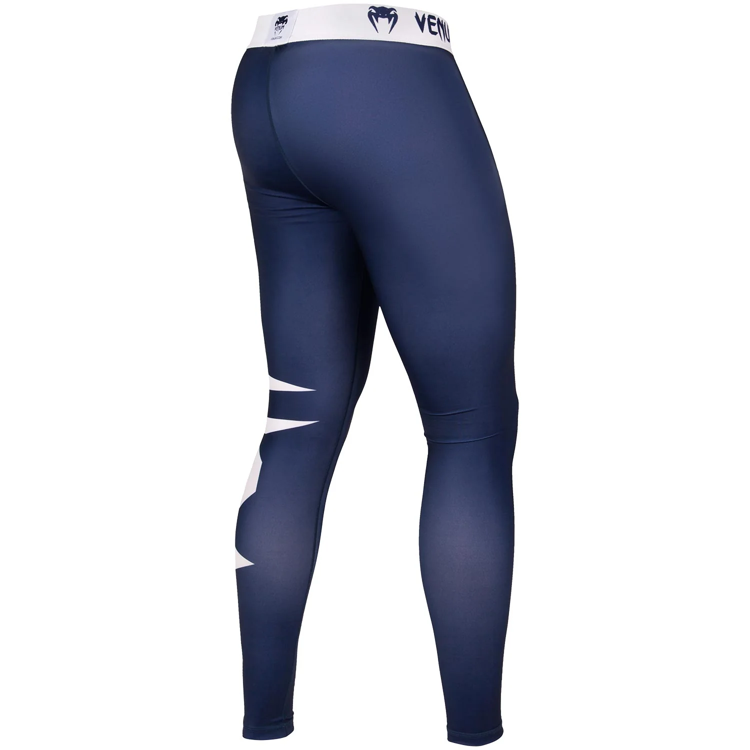 Pantalones de compresión Venum Giant - Azul Marino/Blanco - Image 4