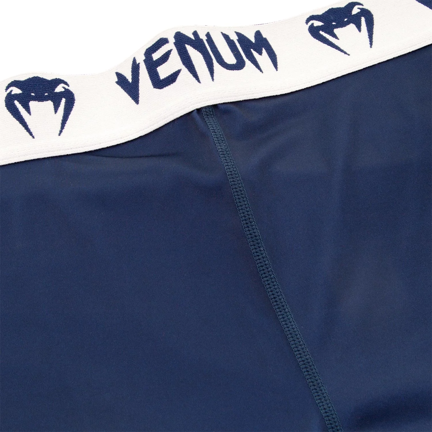 Pantalones de compresión Venum Giant - Azul Marino/Blanco - Image 5