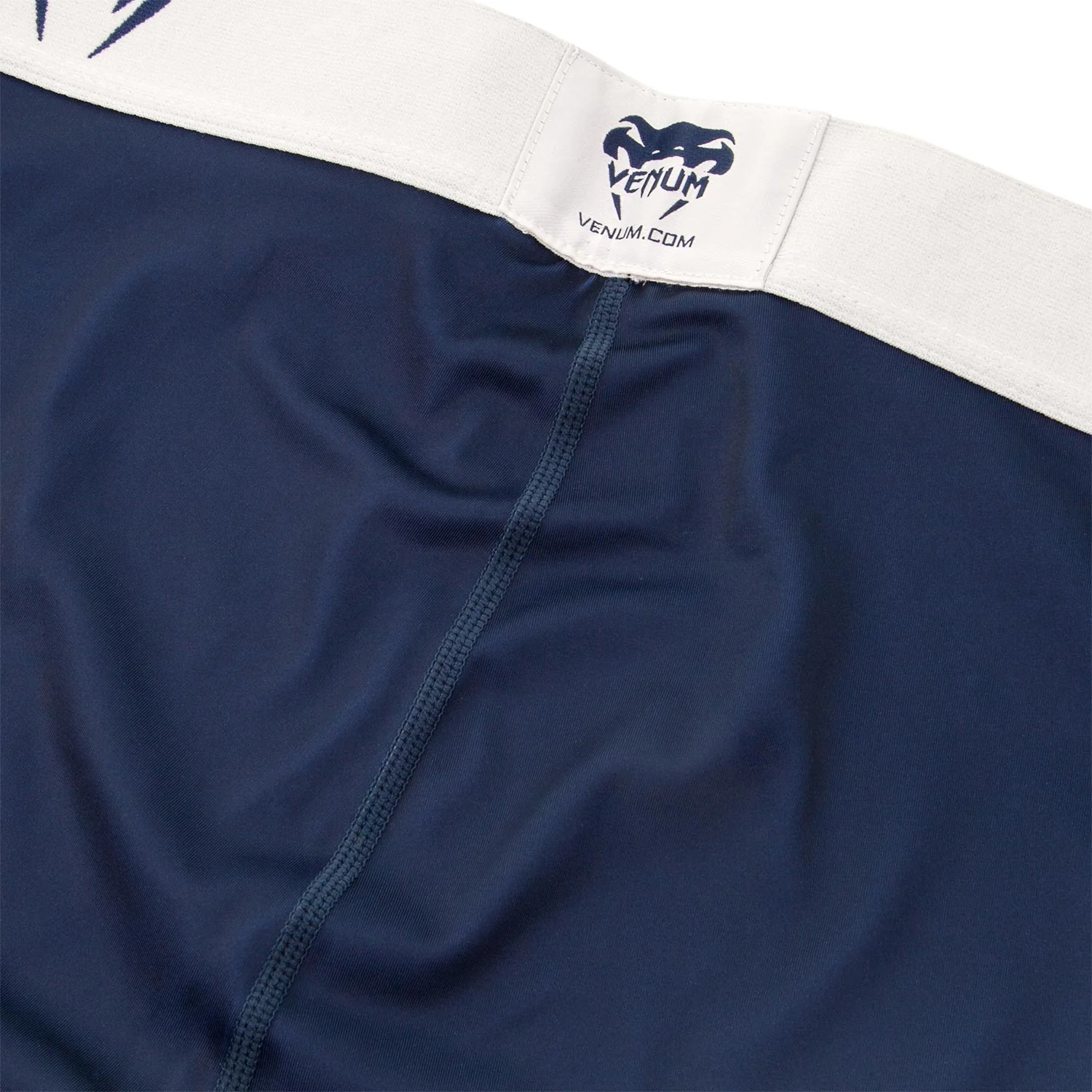 Pantalones de compresión Venum Giant - Azul Marino/Blanco - Image 6