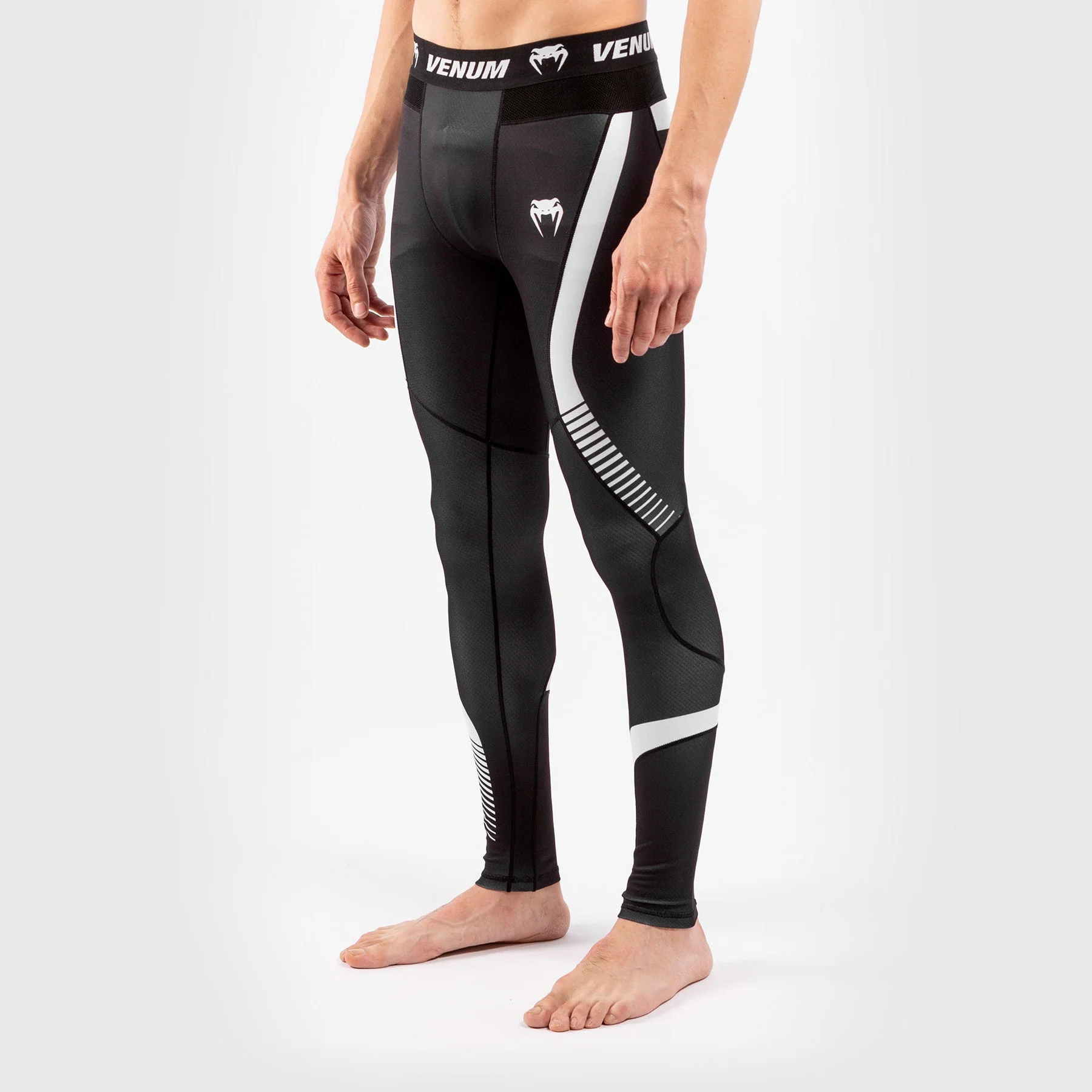 Pantalones de compresión Venum No Gi 3.0 - Negro/Blanco